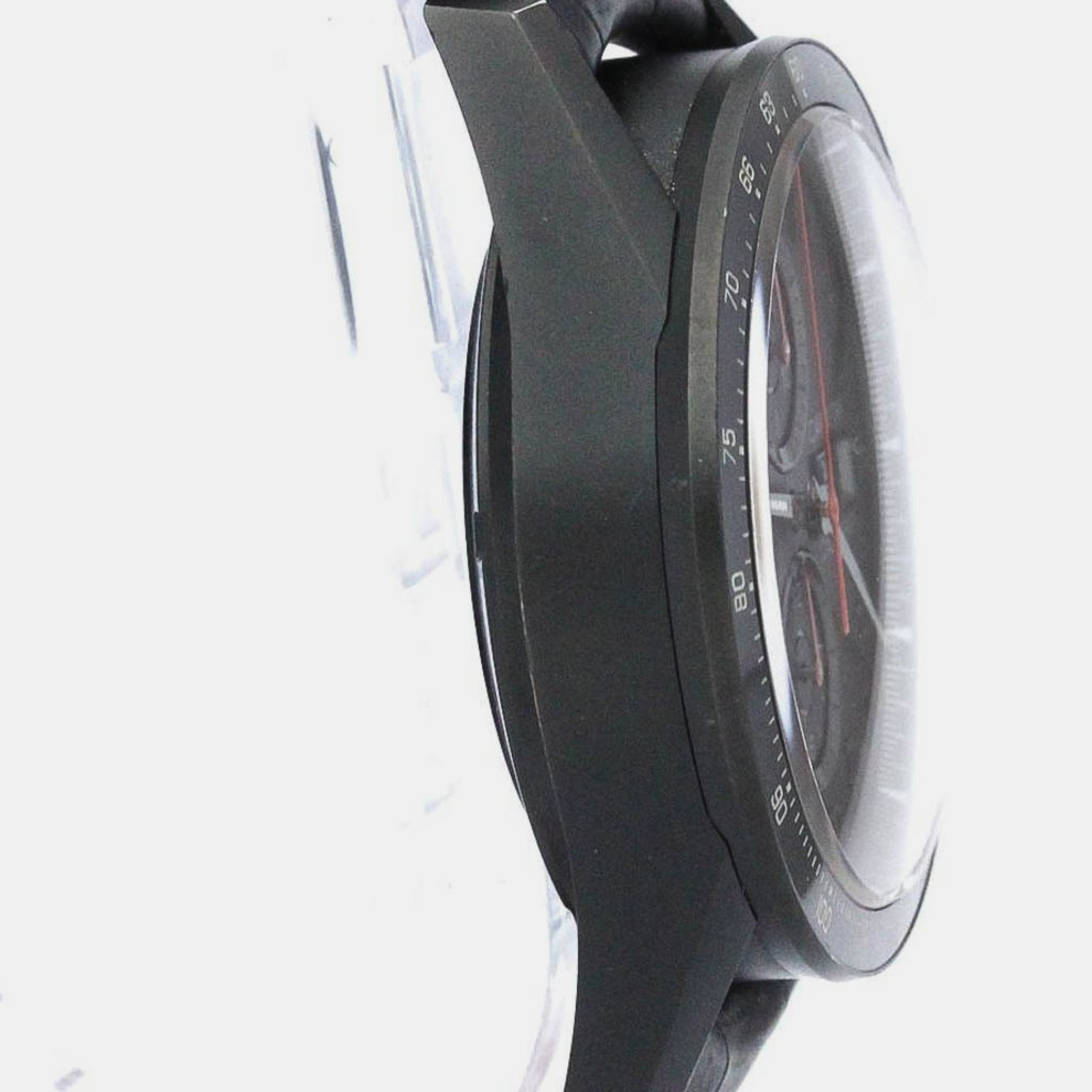 Tag Heuer Black Titanium Carrera CAR2A80 Automatic Men's Wristwatch 43 Mm