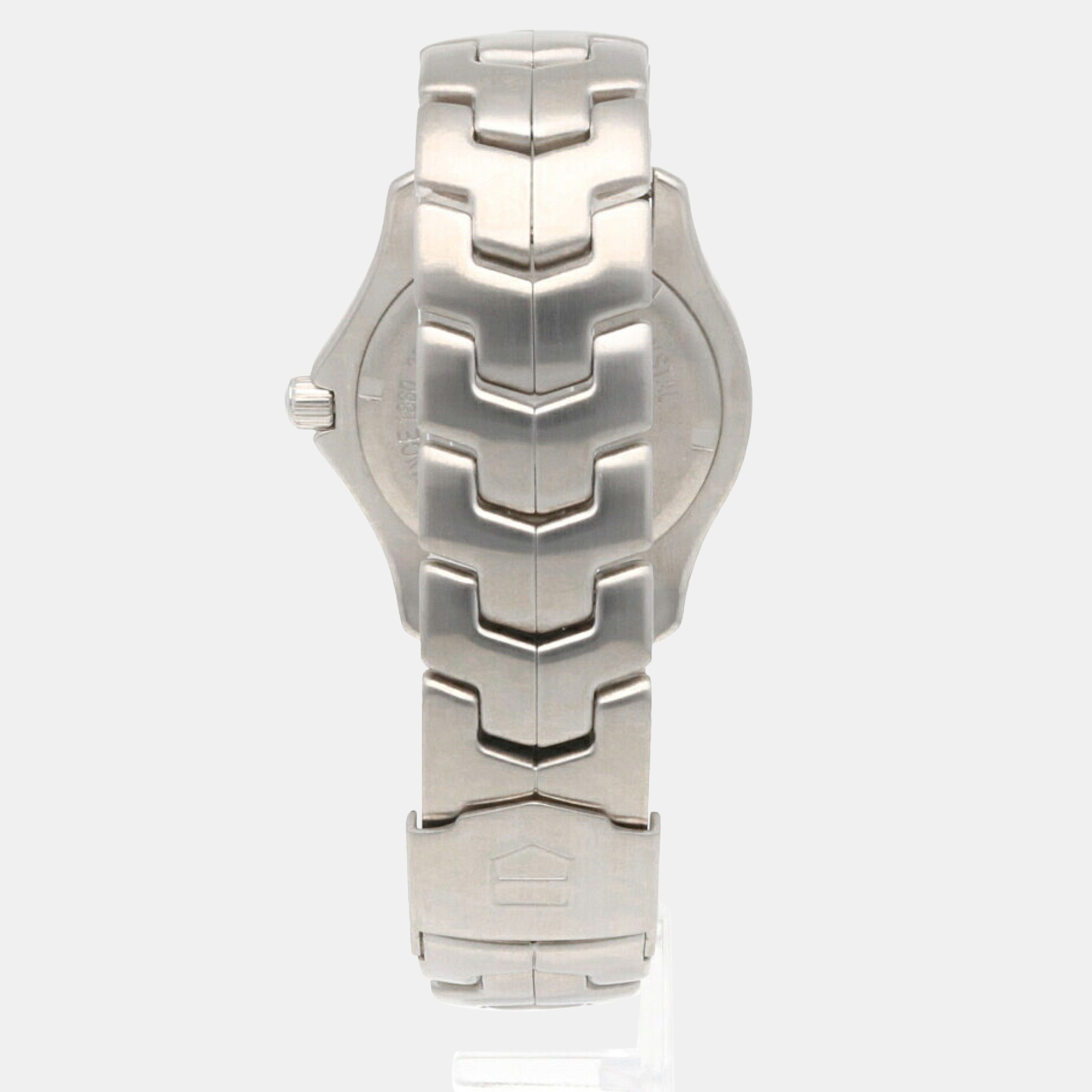 Tag Heuer Silver Stainless Steel Link WJF2111 Automatic Men's Wristwatch 39 Mm