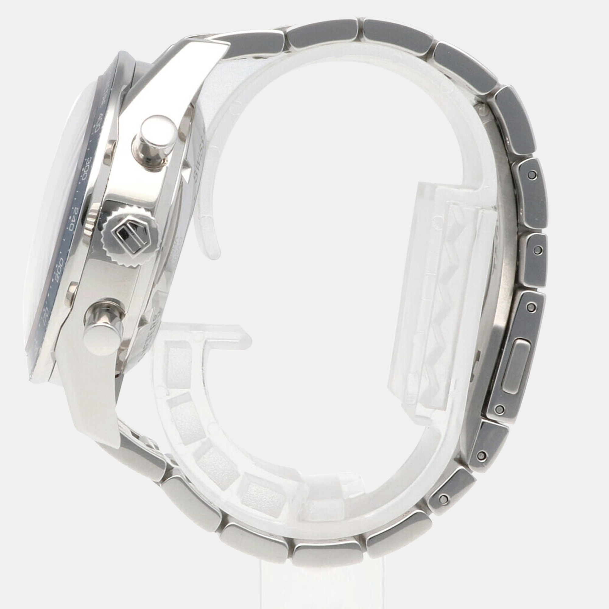 Tag Heuer Blue Stainless Steel Carrera CV2015.BA0786 Automatic Men's Wristwatch 41 Mm