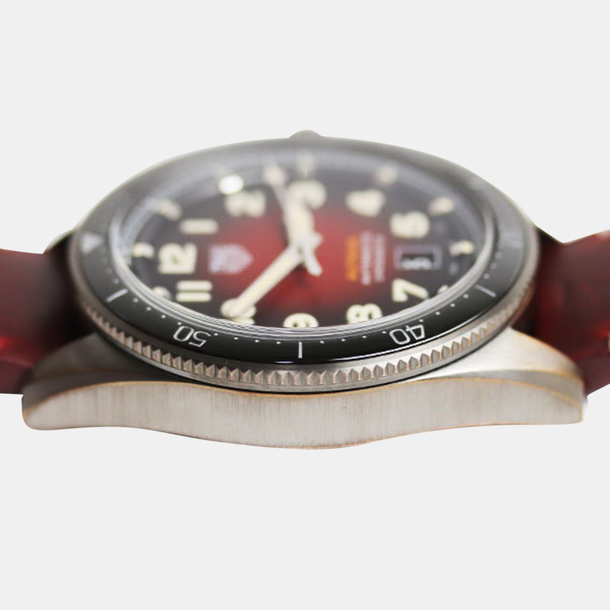 Tag Heuer Red Ceramic Autavia Heritage WBE5192.FC8300 Automatic Men's Wristwatch 42 Mm