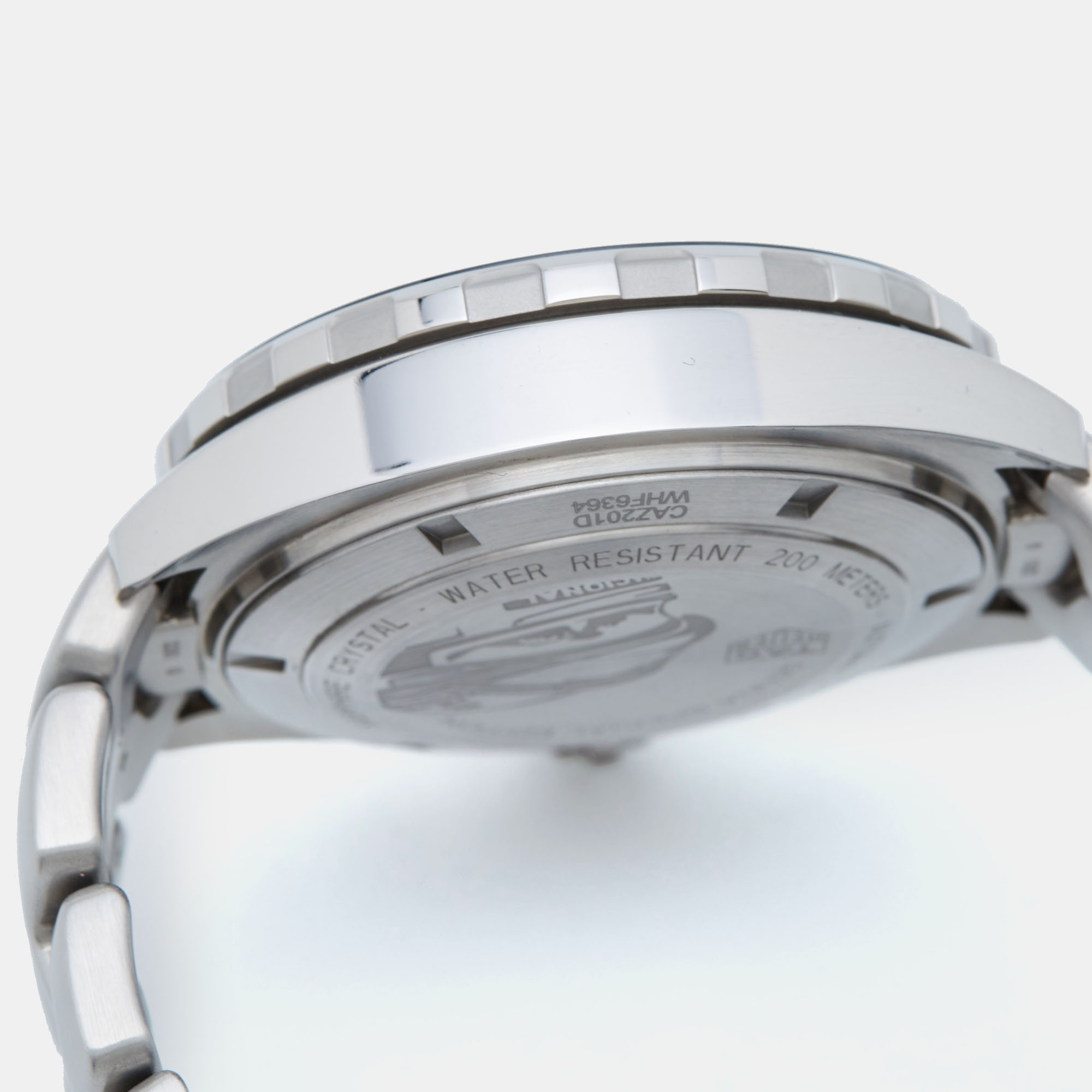 TAG Heuer Grey Ceramic Stainless Steel Formula 1 Senna CAZ201D.BA0633 Men's Wristwatch 44 Mm