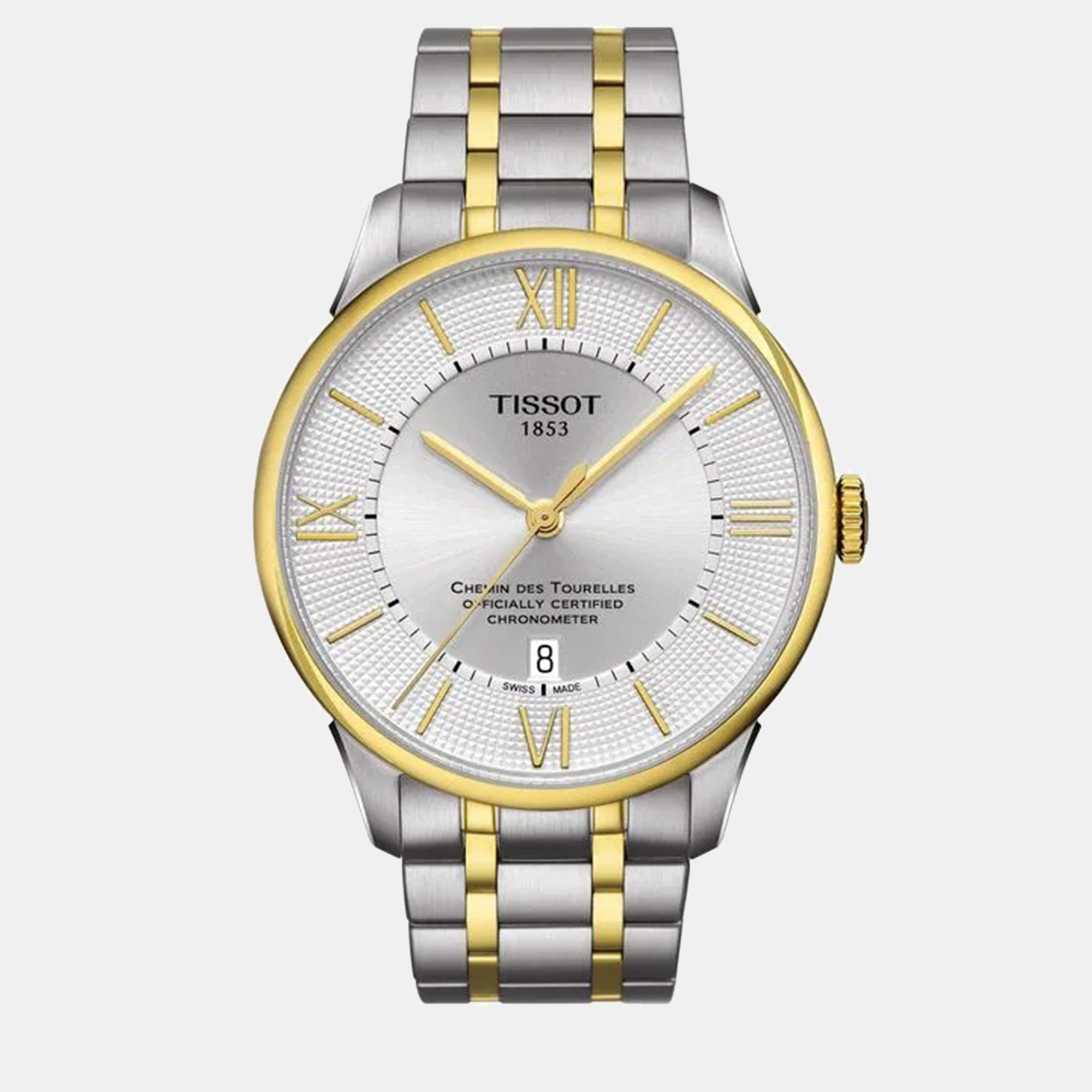 Tissot gold steel watch 42 mm