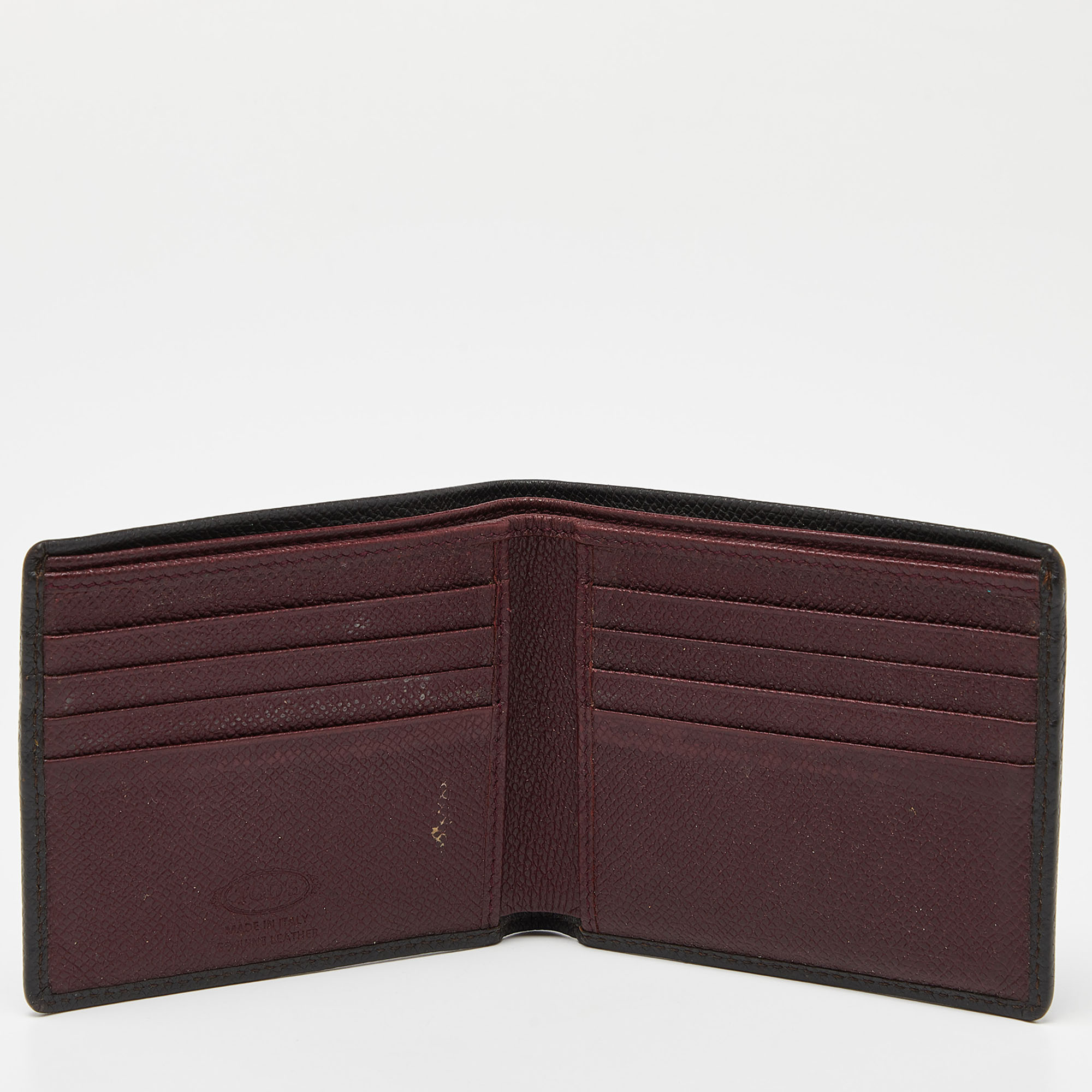 Tod's Brown Leather Bifold Wallet