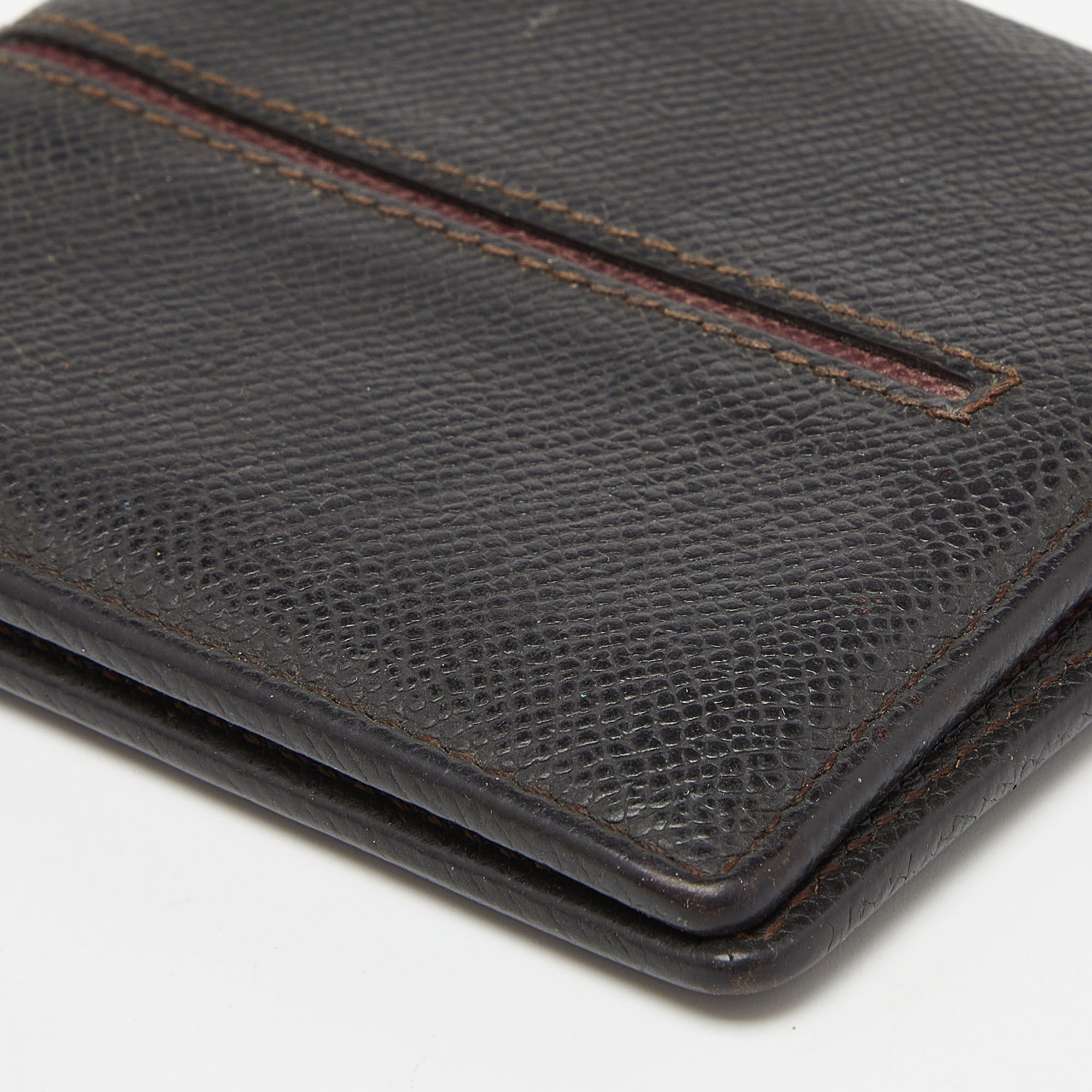 Tod's Brown Leather Bifold Wallet