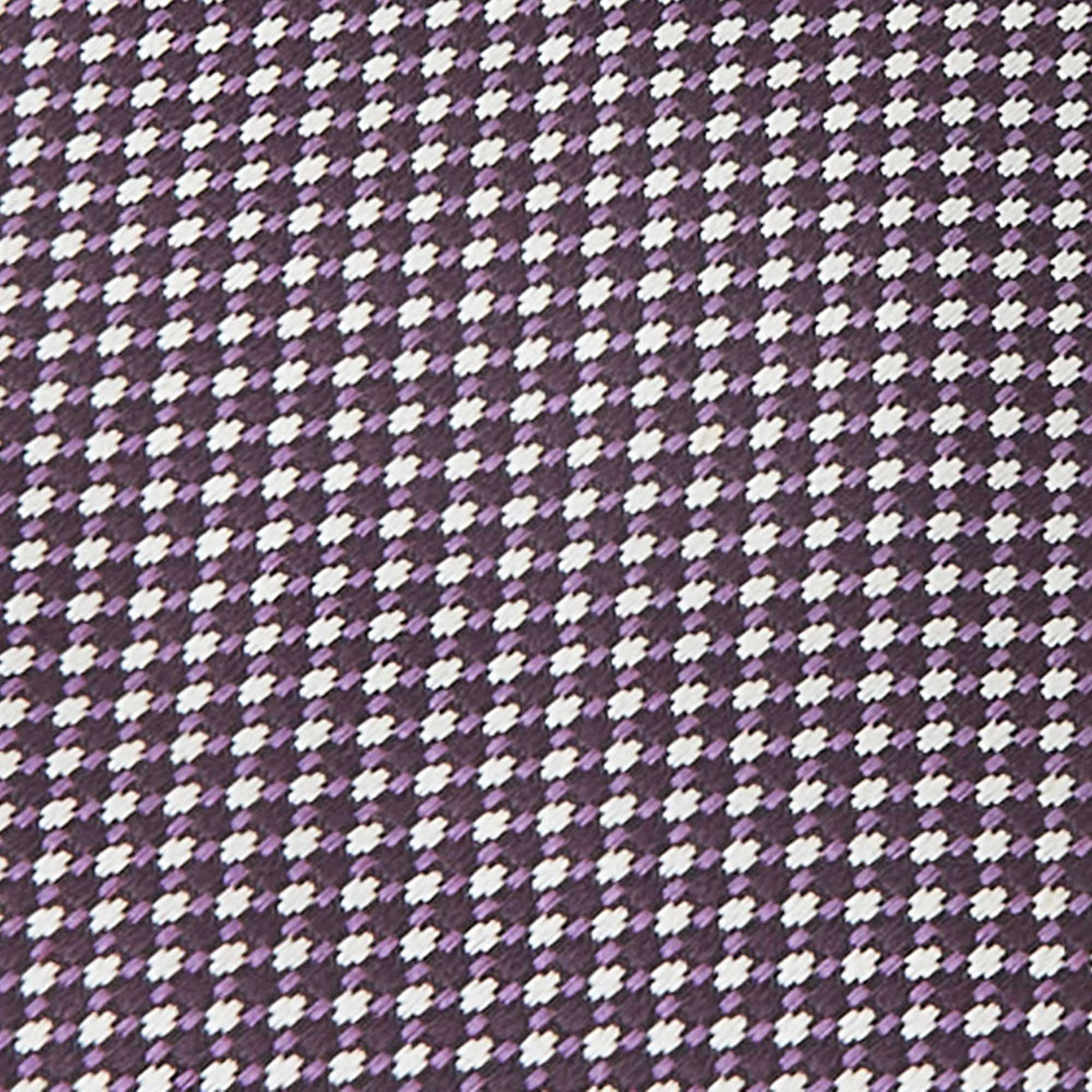 Tom Ford Purple Patterned Silk Traditional Tie