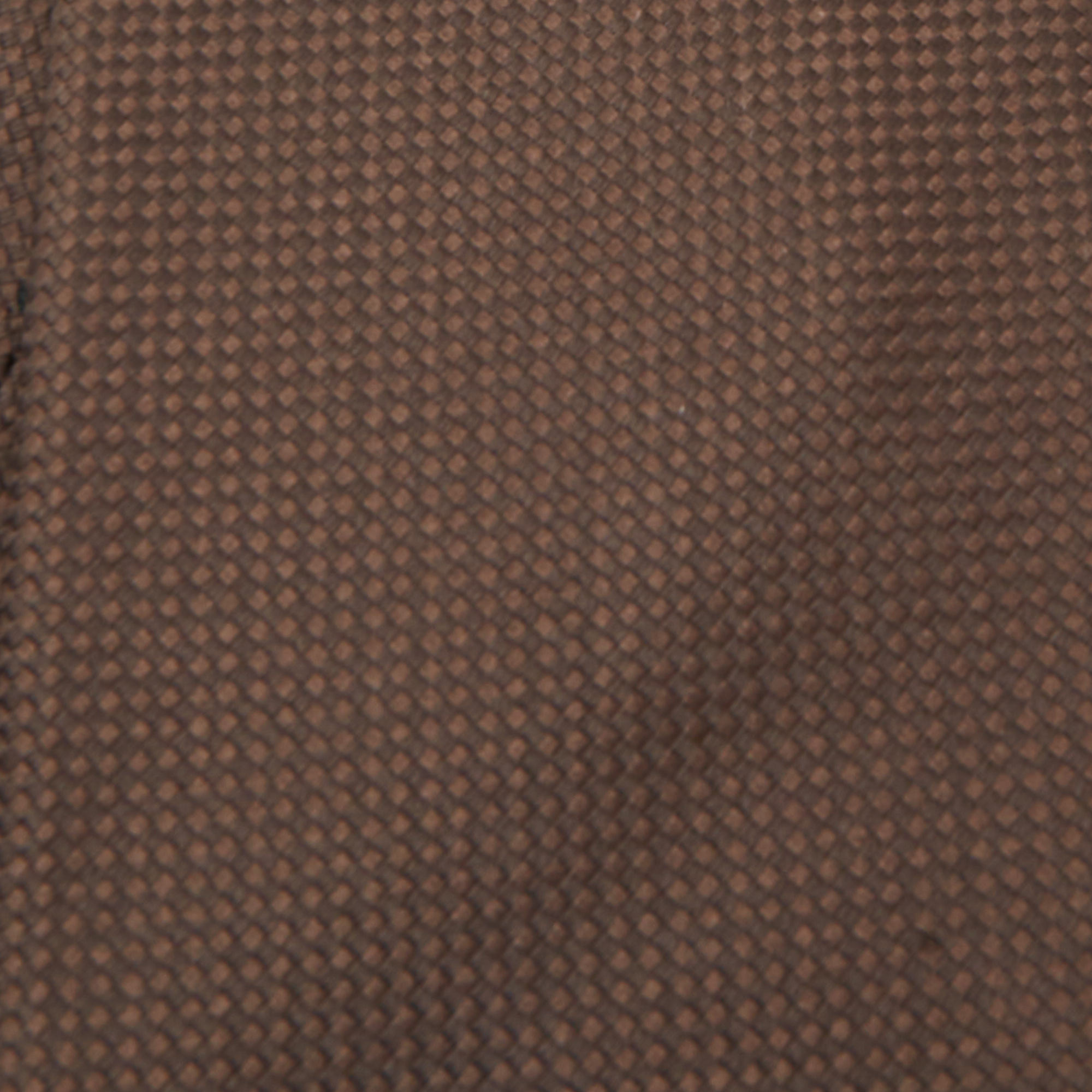 Tom Ford Brown Bucket Weave Silk Traditional Tie