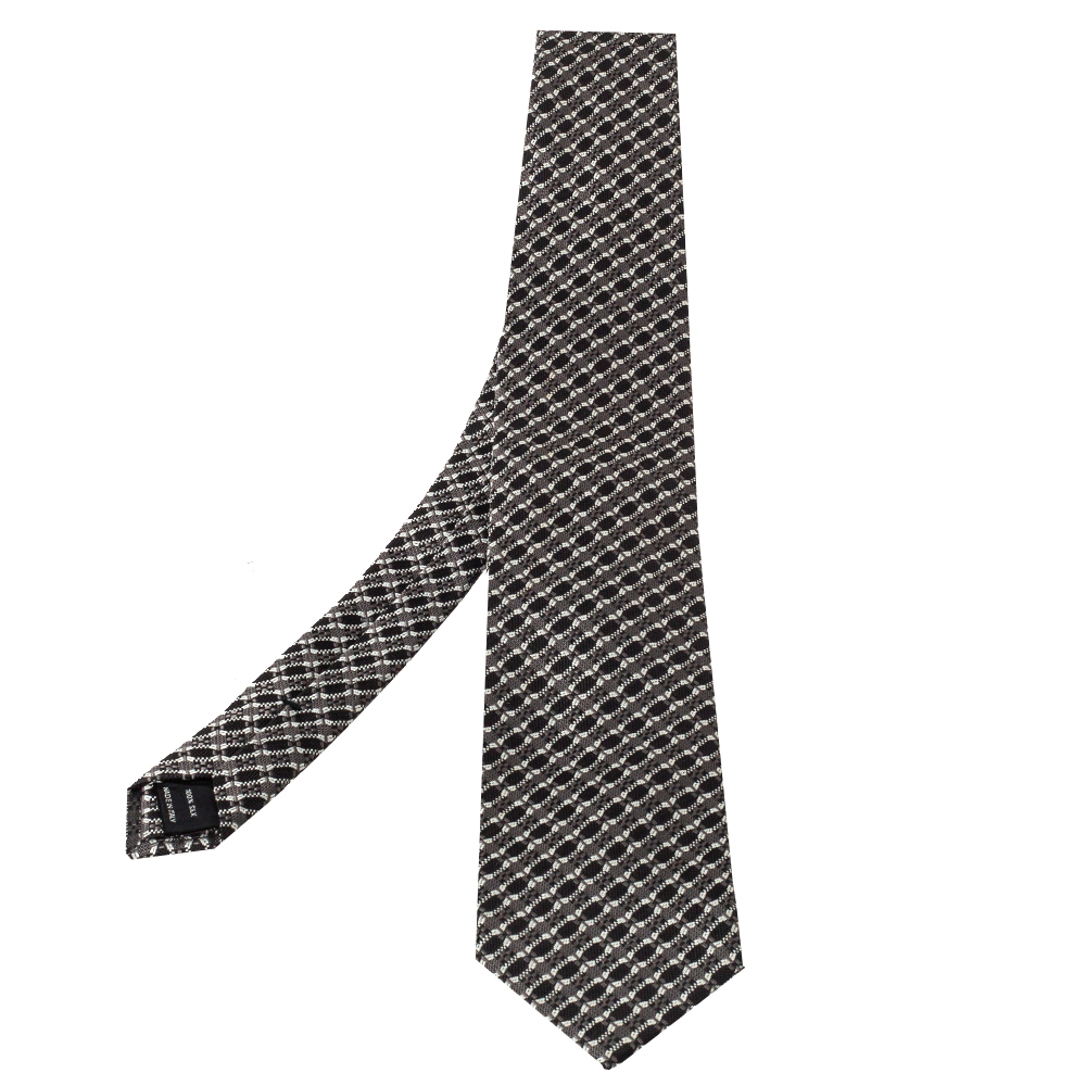 Tom Ford Monochrome Silk Jacquard Classic Tie