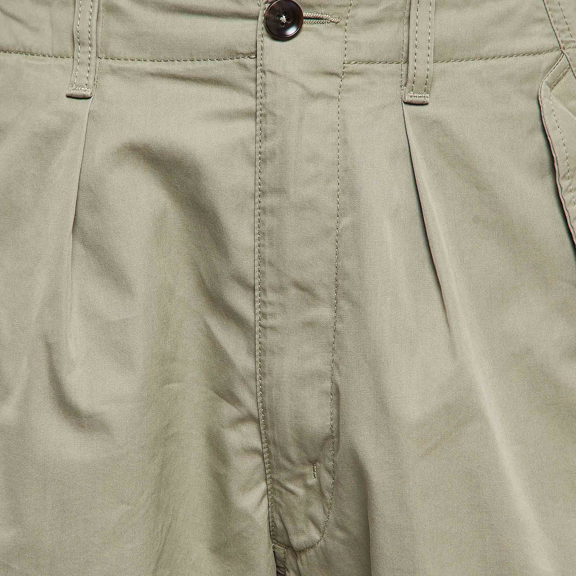 Tom Ford Light Green Cotton Cargo Pants M