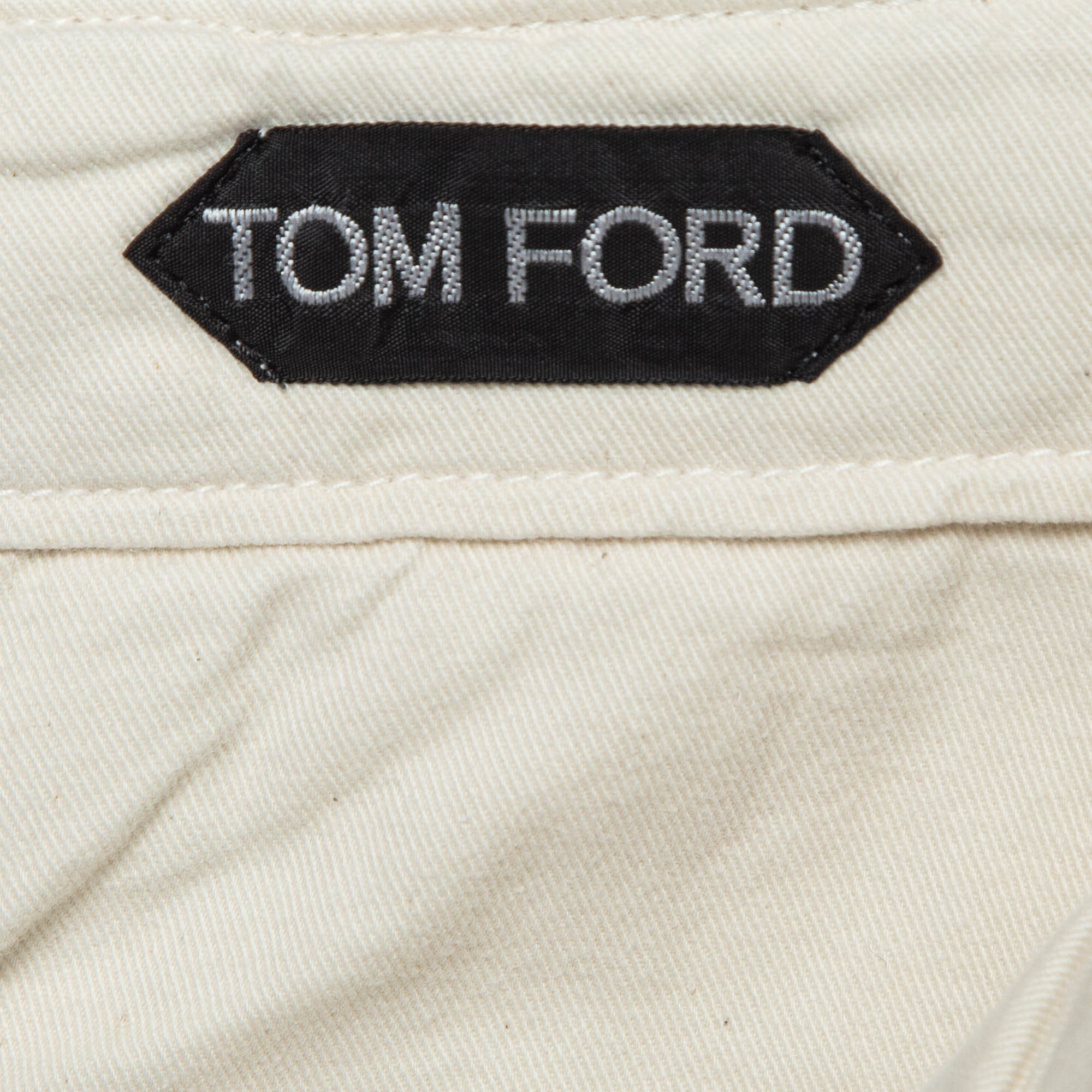 Tom Ford White Cargo Pants XL