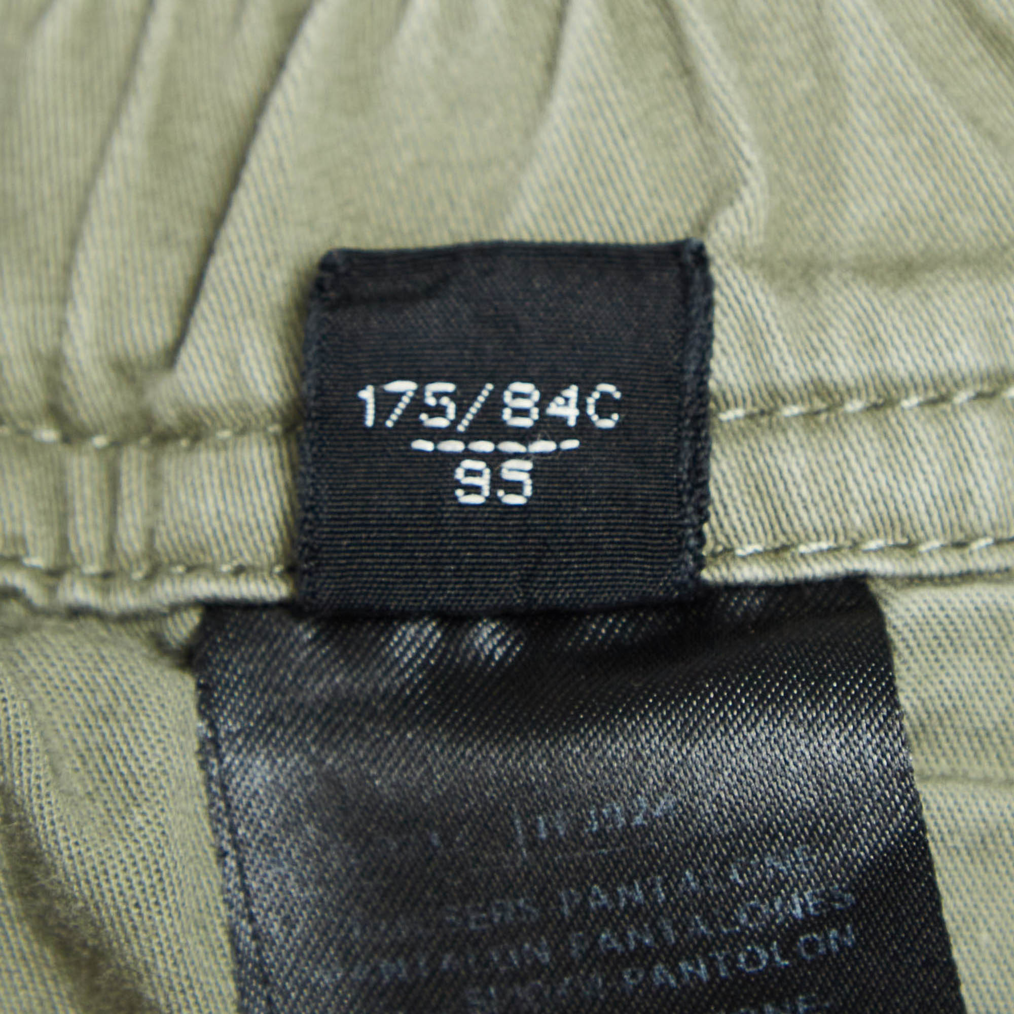 Tom Ford Sage Green Cotton Cargo Pants S