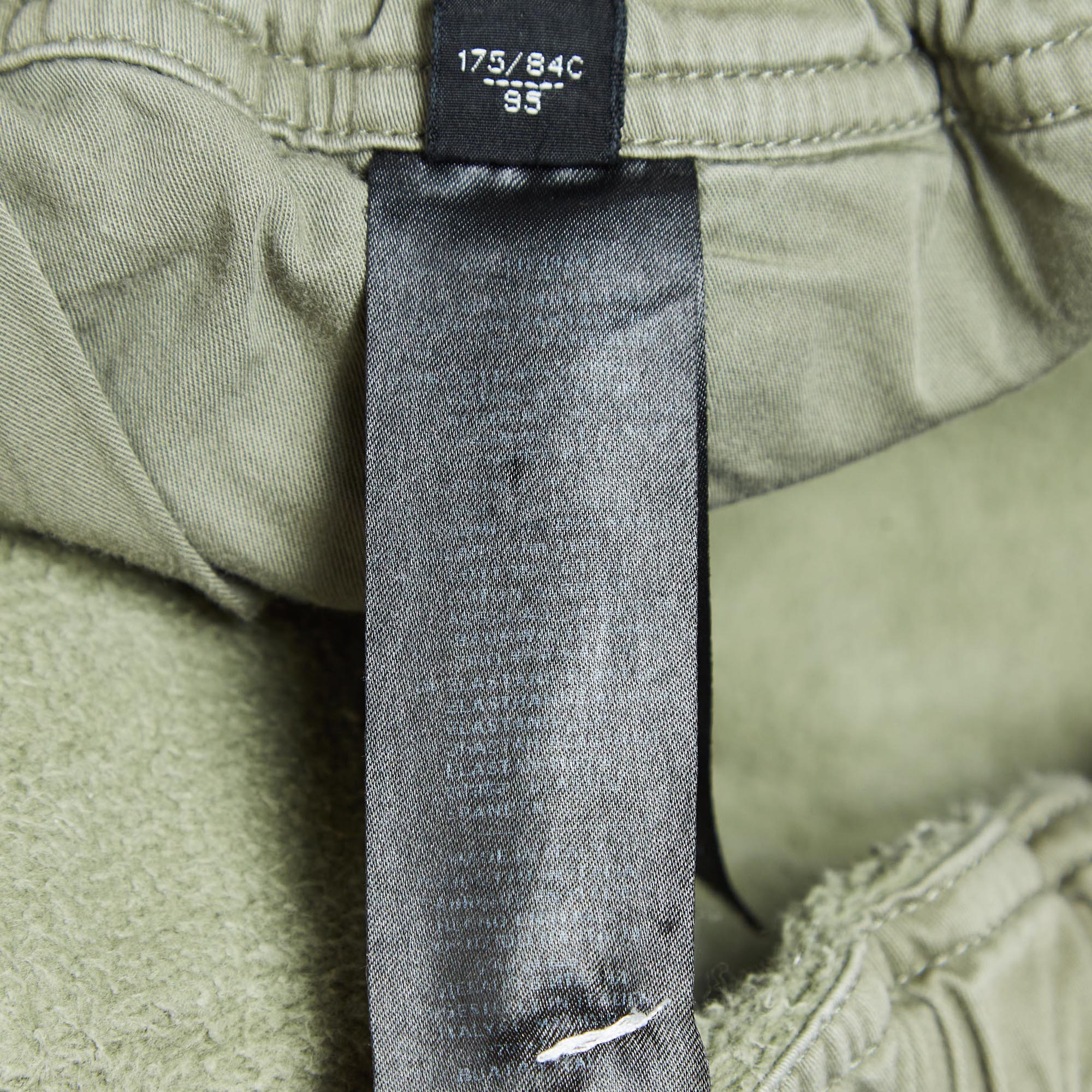 Tom Ford Sage Green Cotton Cargo Pants S