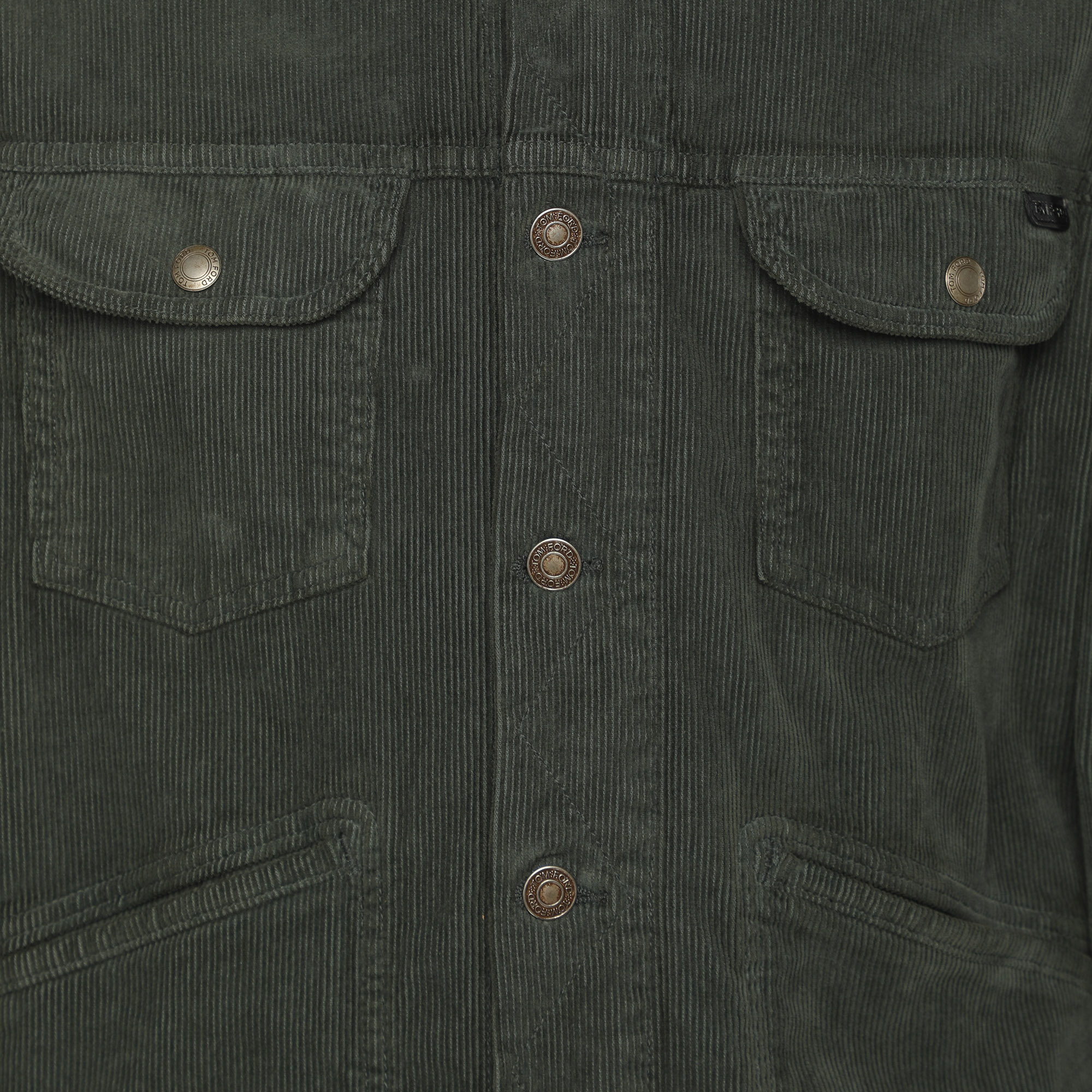 Tom Ford Green Corduroy Jacket L