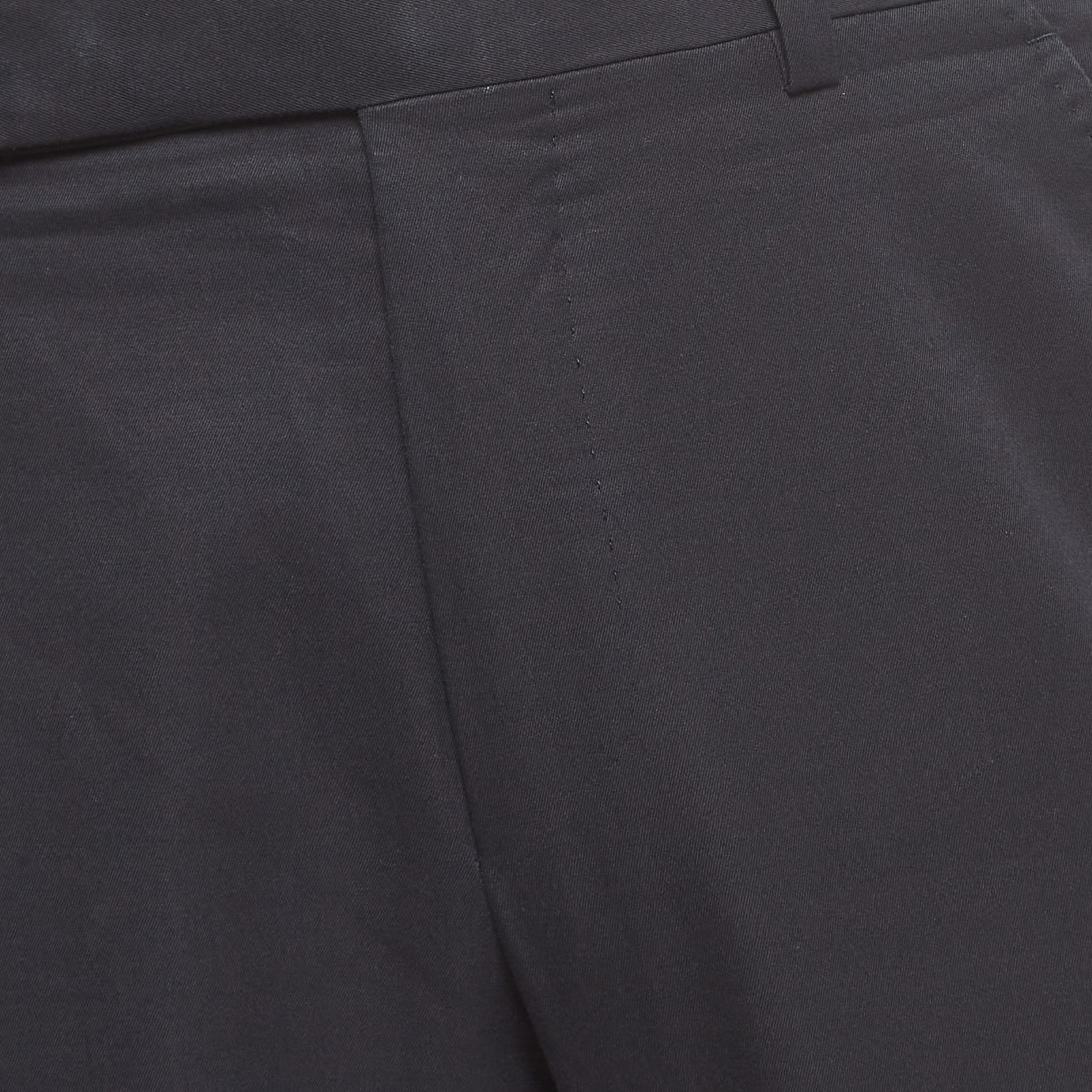 Tom Ford Black Cotton Straight Fit Pants M