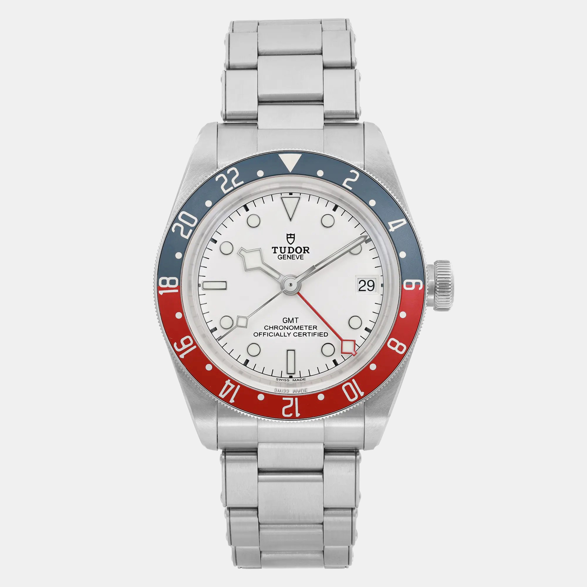 Tudor White Stainless Steel Black bay 79830RB Automatic Men's Wristwatch 41 mm
Tudor White Stainless Steel Black bay 79830RB Automatic Men's Wristwatch 41 mm