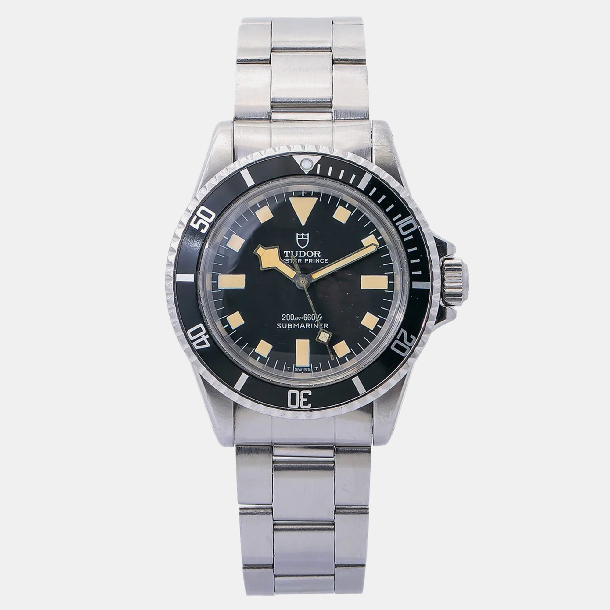 Tudor Black Stainless Steel Submariner 7016/0 Automatic Men's Wristwatch 40 mm
Tudor Black Stainless Steel Submariner 7016/0 Automatic Men's Wristwatch 40 mm