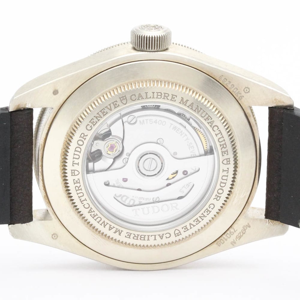 Tudor Black Silver 925 Black Bay 79010SG Automatic Men's Wristwatch 39 Mm