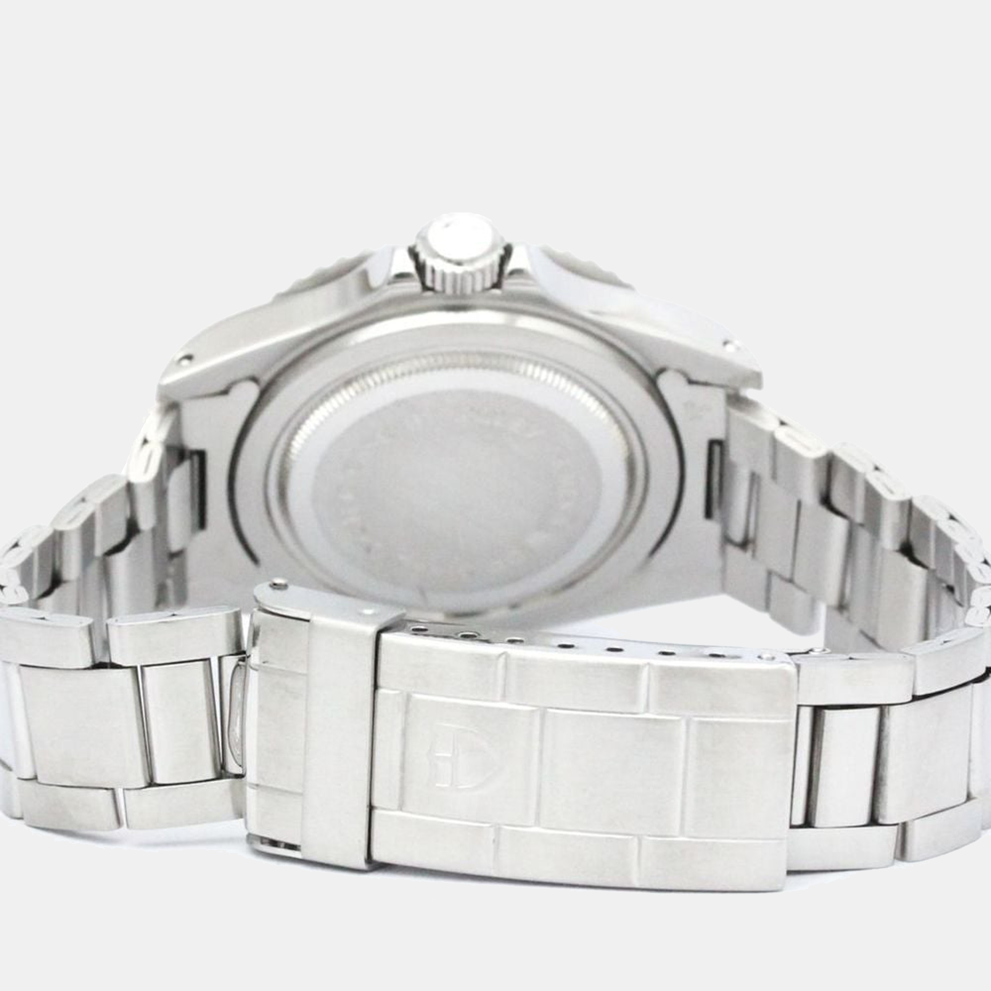 Tudor Black Stainless Steel Prince Oysterdate 79090 Men's Wristwatch 40 Mm