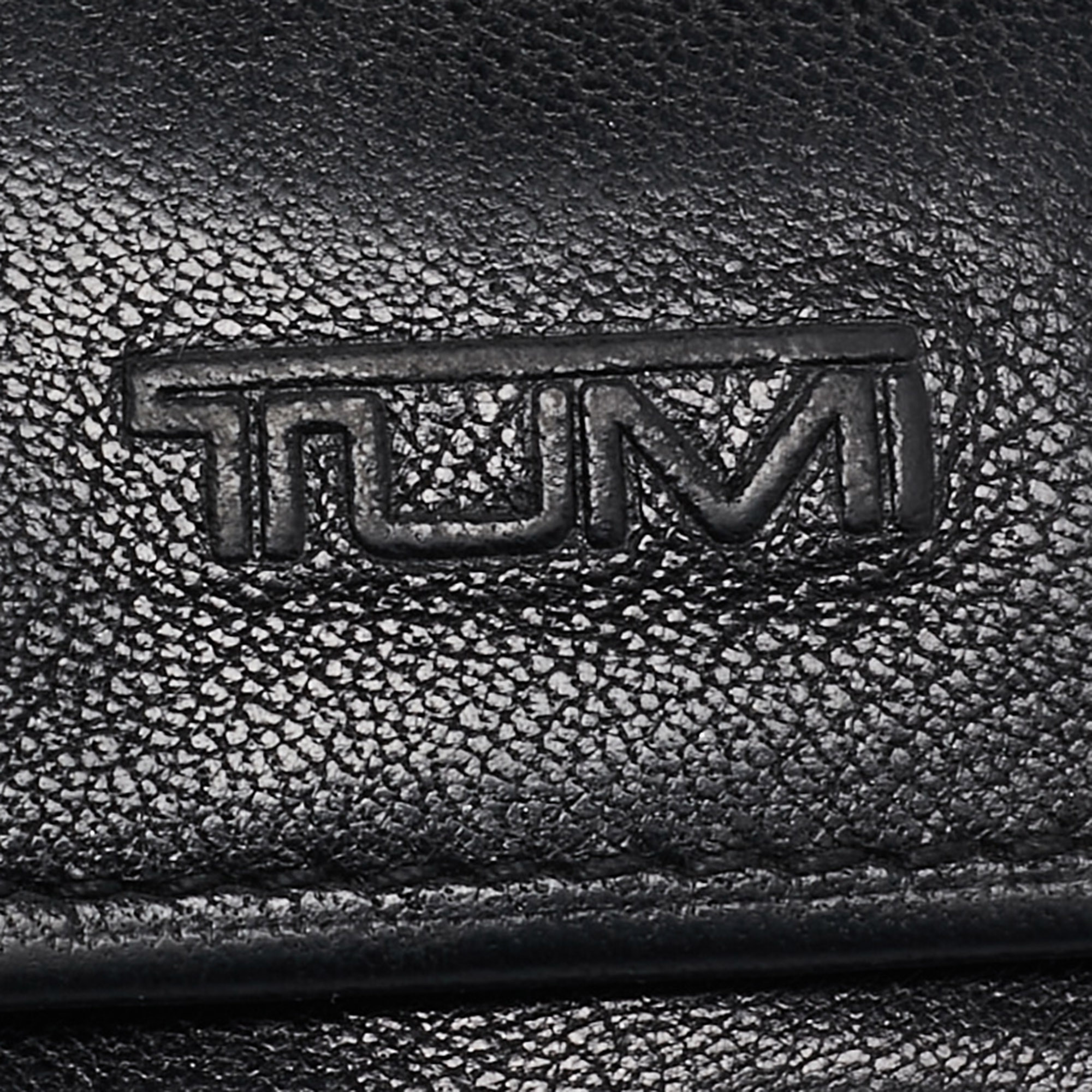 TUMI Black Leather Coin Purse