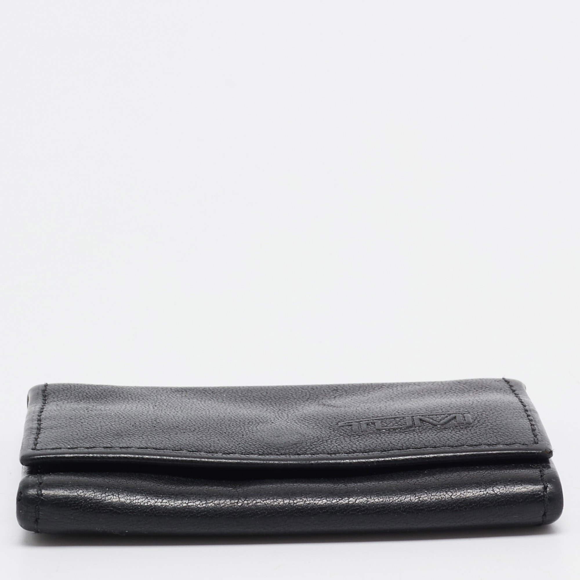 TUMI Black Leather Coin Purse