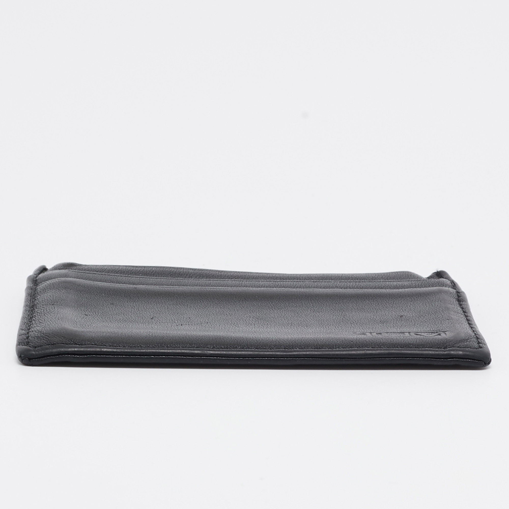 TUMI Black Leather Card Holder