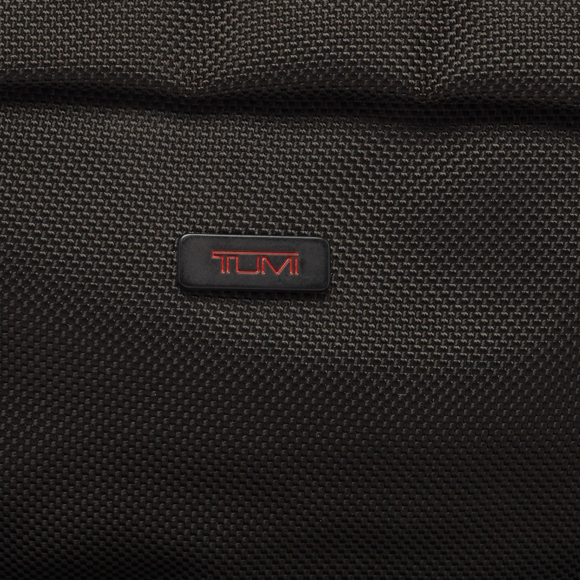 Tumi Black Nylon And Leather Zip Pouch