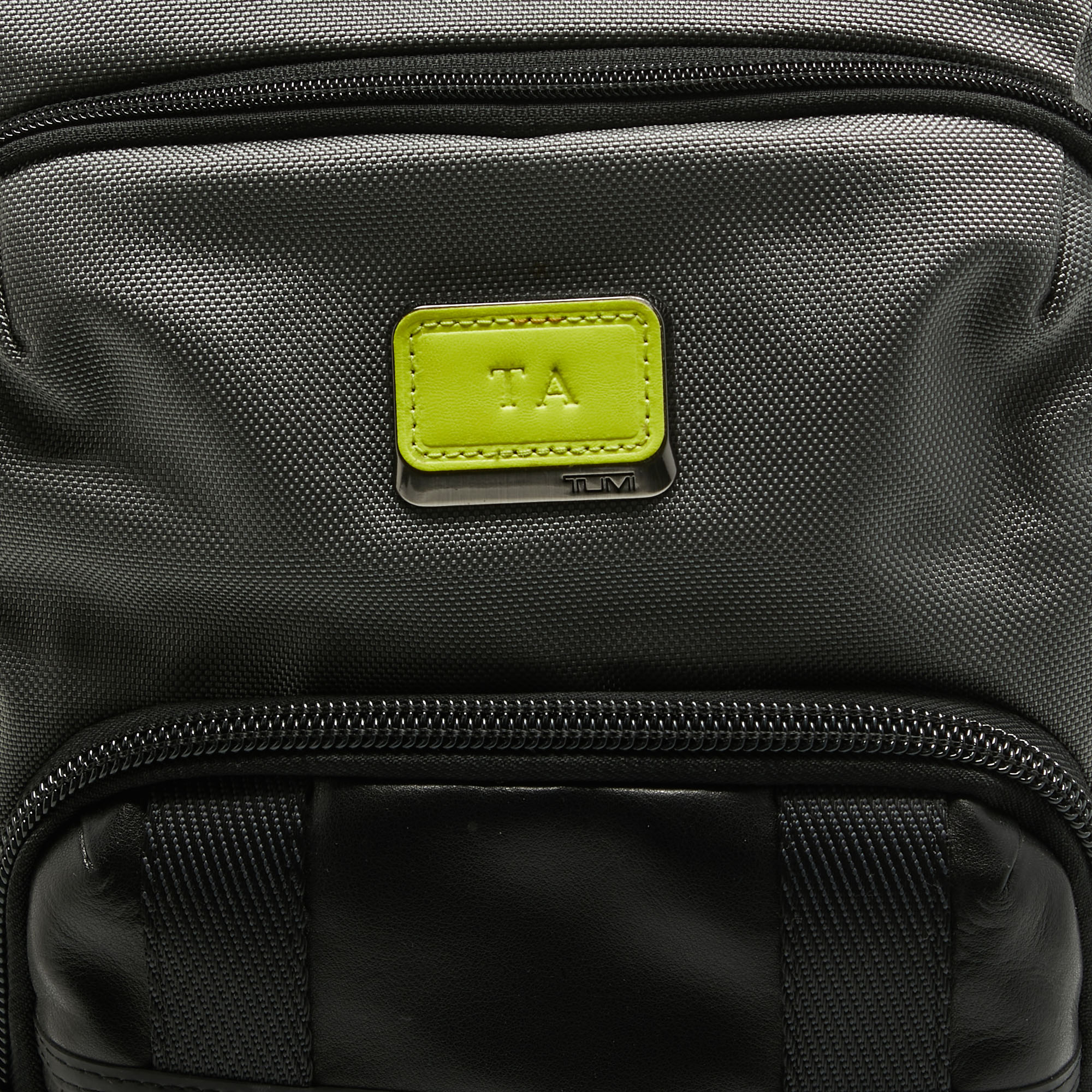 TUMI Grey/Black Nylon Alpha Bravo Nellis Backpack