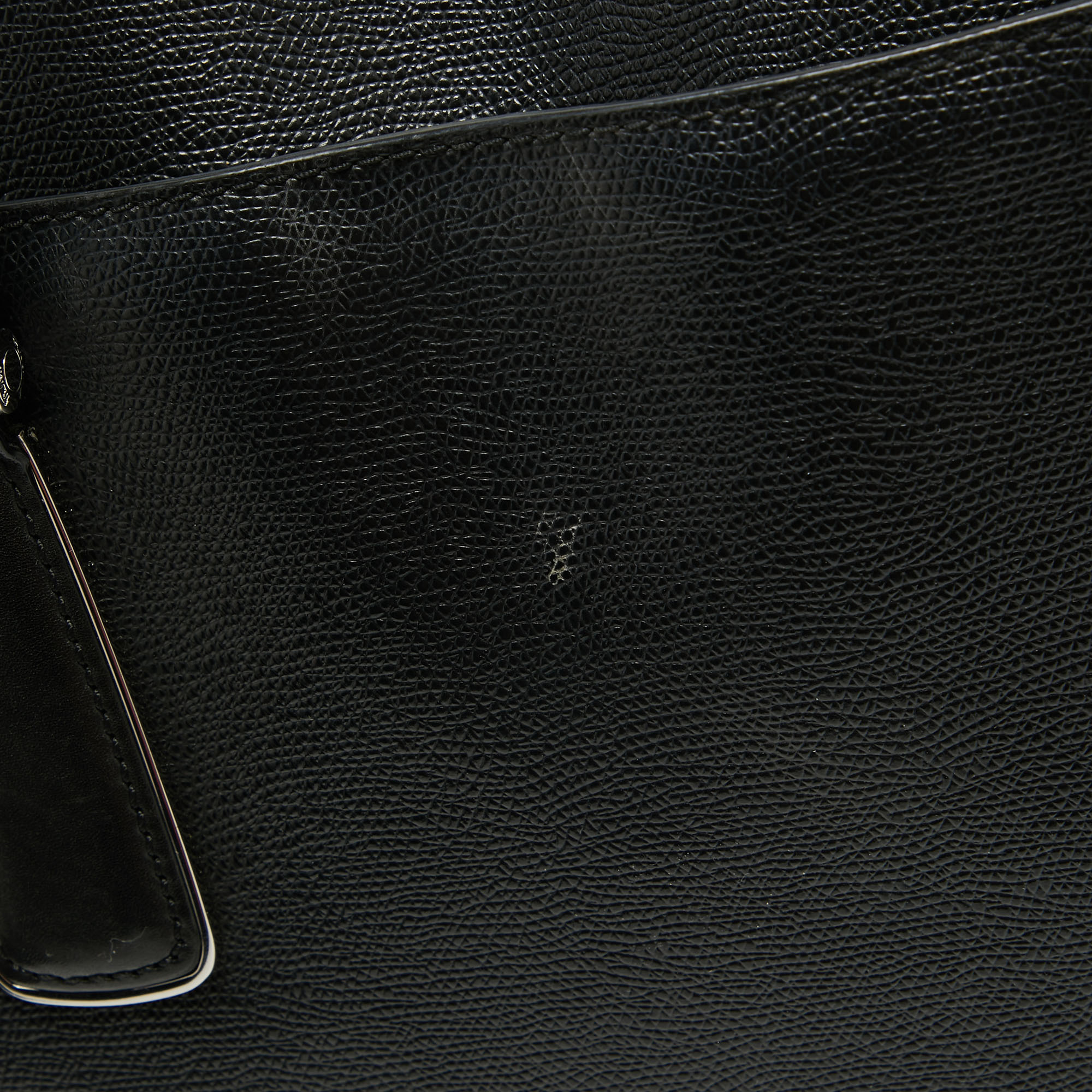 Tumi Black Leather Stanton Nia Commuter Briefcase Bag