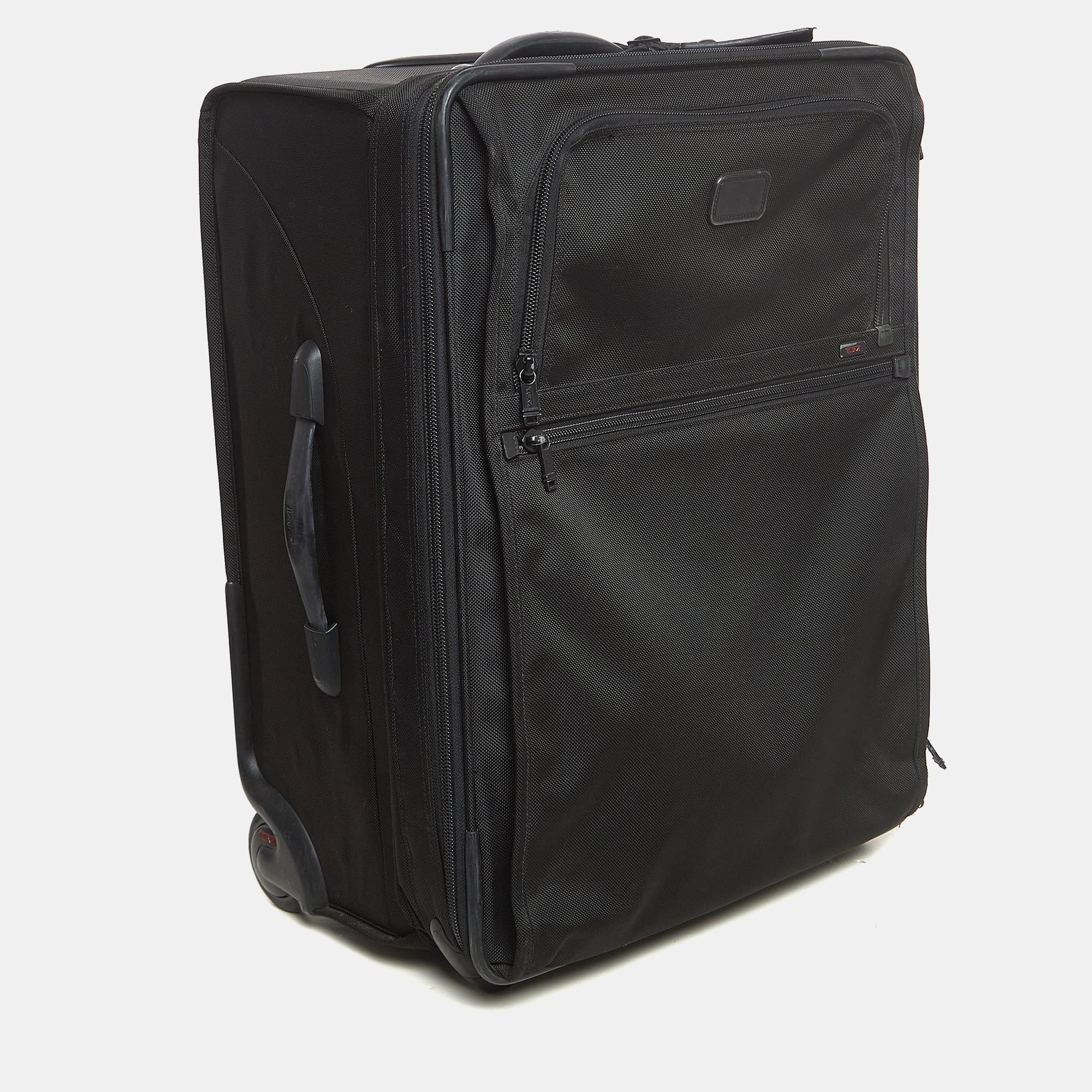 TUMI Black Nylon 2 Wheeled Alpha Extended Trip Expandable Luggage