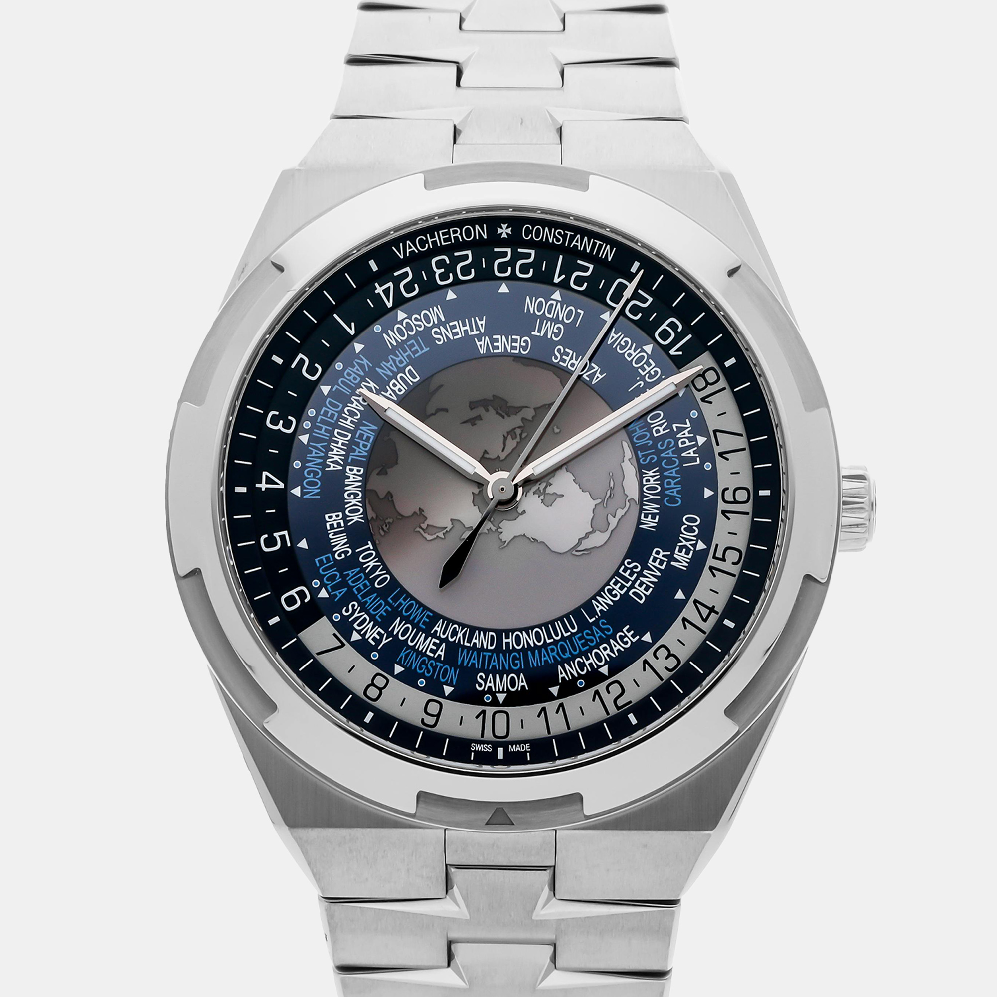 Pre-Owned Vacheron Constantin Overseas World Time 7700V/110A-B172 43.5 mm, Blue
Pre-Owned Vacheron Constantin Overseas World Time 7700V/110A-B172 43.5 mm, Blue