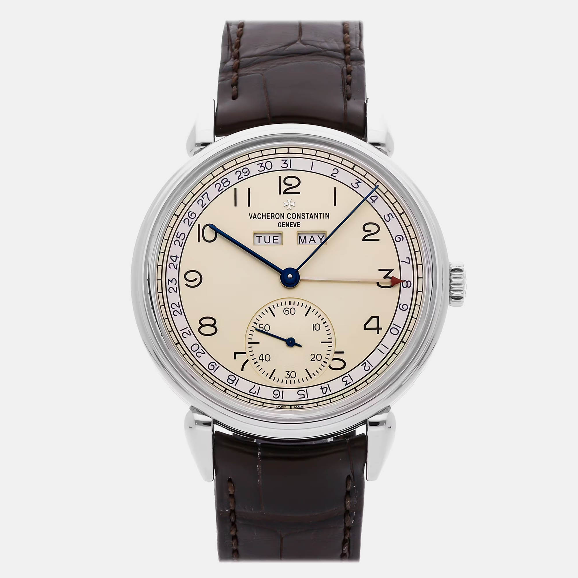Pre-Owned Vacheron Constantin Historiques Triple Calendrier 1942 3110V/000A-B426, Beige
Pre-Owned Vacheron Constantin Historiques Triple Calendrier 1942 3110V/000A-B426, Beige
