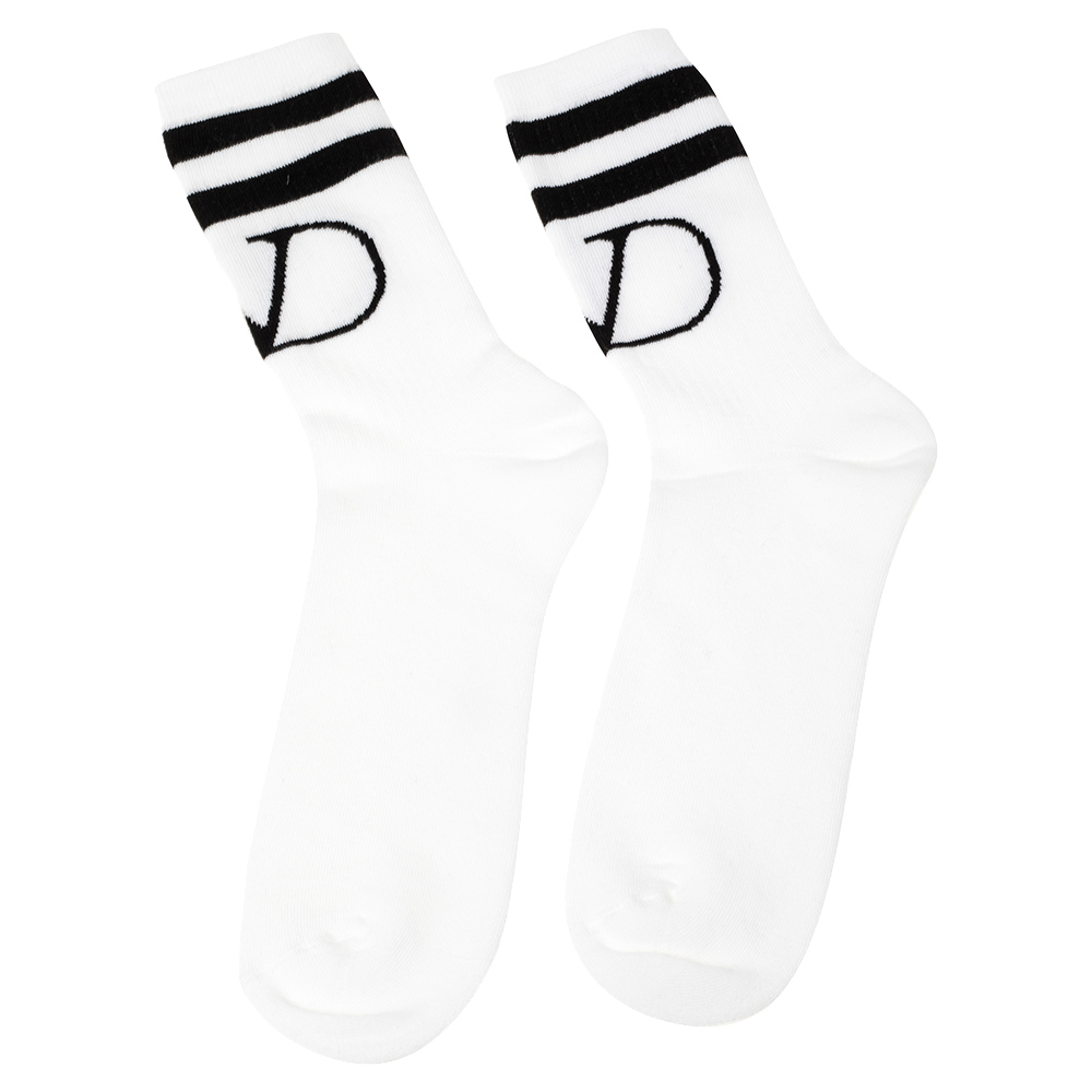 

Valentino Bianco/Nero VLOGO SIGNATURE Socks L/X, White