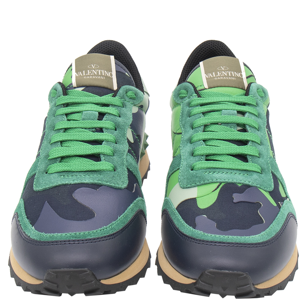 Valentino Multicolor Fabric and Leather Camouflage Rockrunner Sneakers Size
Valentino Multicolor Fabric and Leather Camouflage Rockrunner Sneakers Size