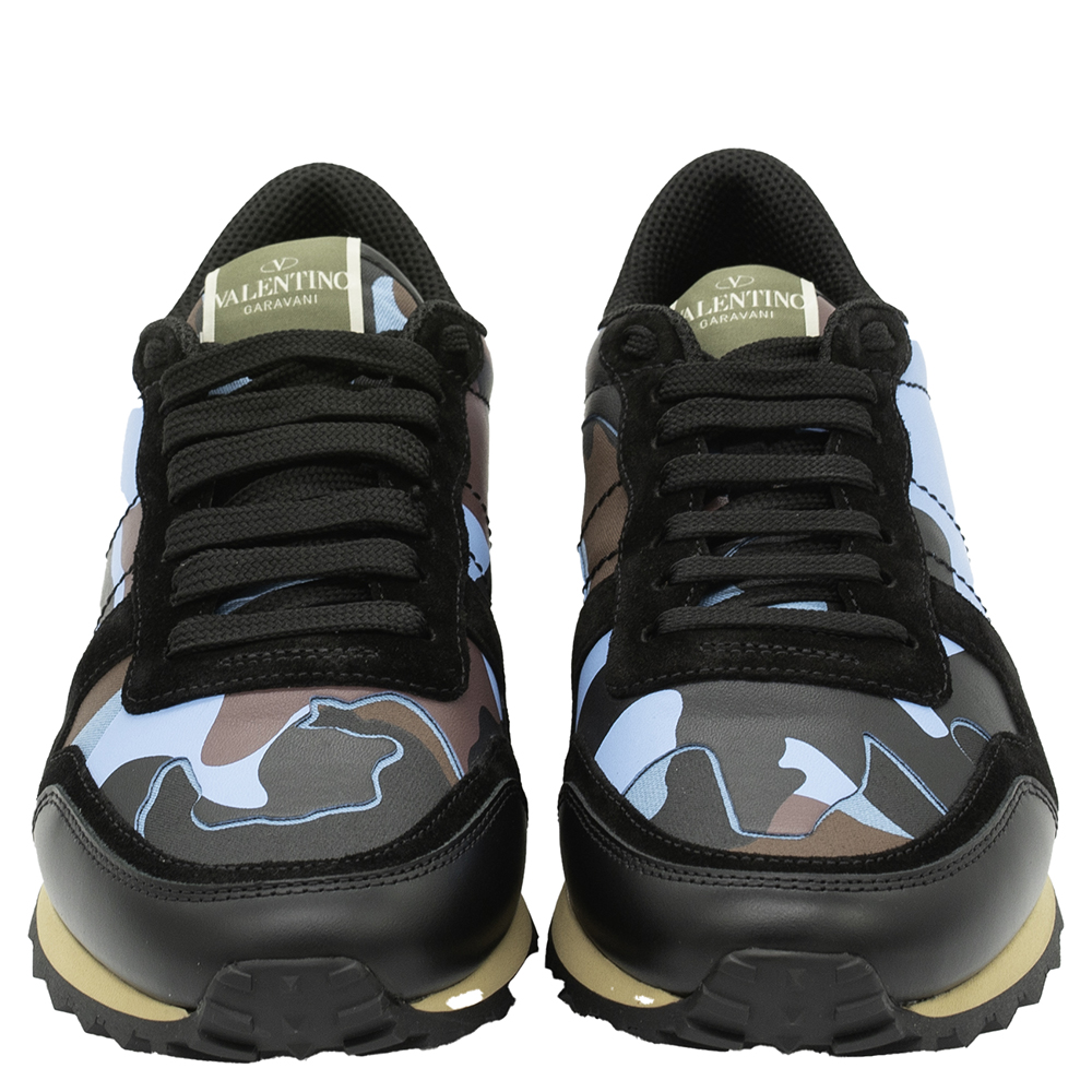 Valentino Multicolor Fabric and Leather Camouflage Rockrunner Sneakers Size
Valentino Multicolor Fabric and Leather Camouflage Rockrunner Sneakers Size