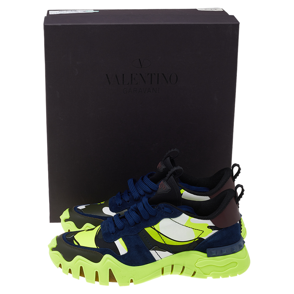 Valentino Multicolor Leather And Canvas Rockrunner Plus Camouflage Low Top Sneakers Size EU
Valentino Multicolor Leather And Canvas Rockrunner Plus Camouflage Low Top Sneakers Size EU