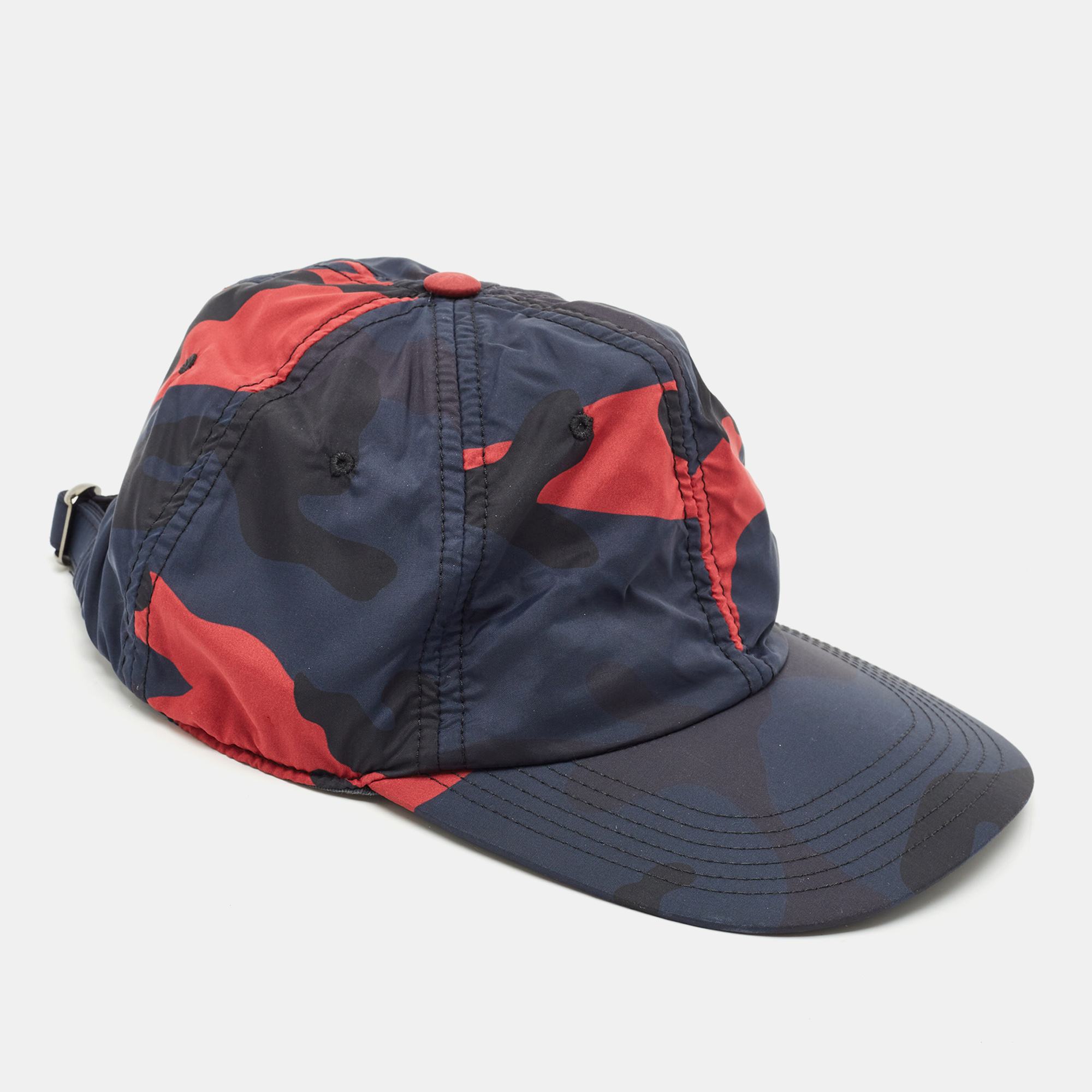 Valentino Navy Blue Camouflage Print Synthetic Baseball Hat Size
Valentino Navy Blue Camouflage Print Synthetic Baseball Hat Size