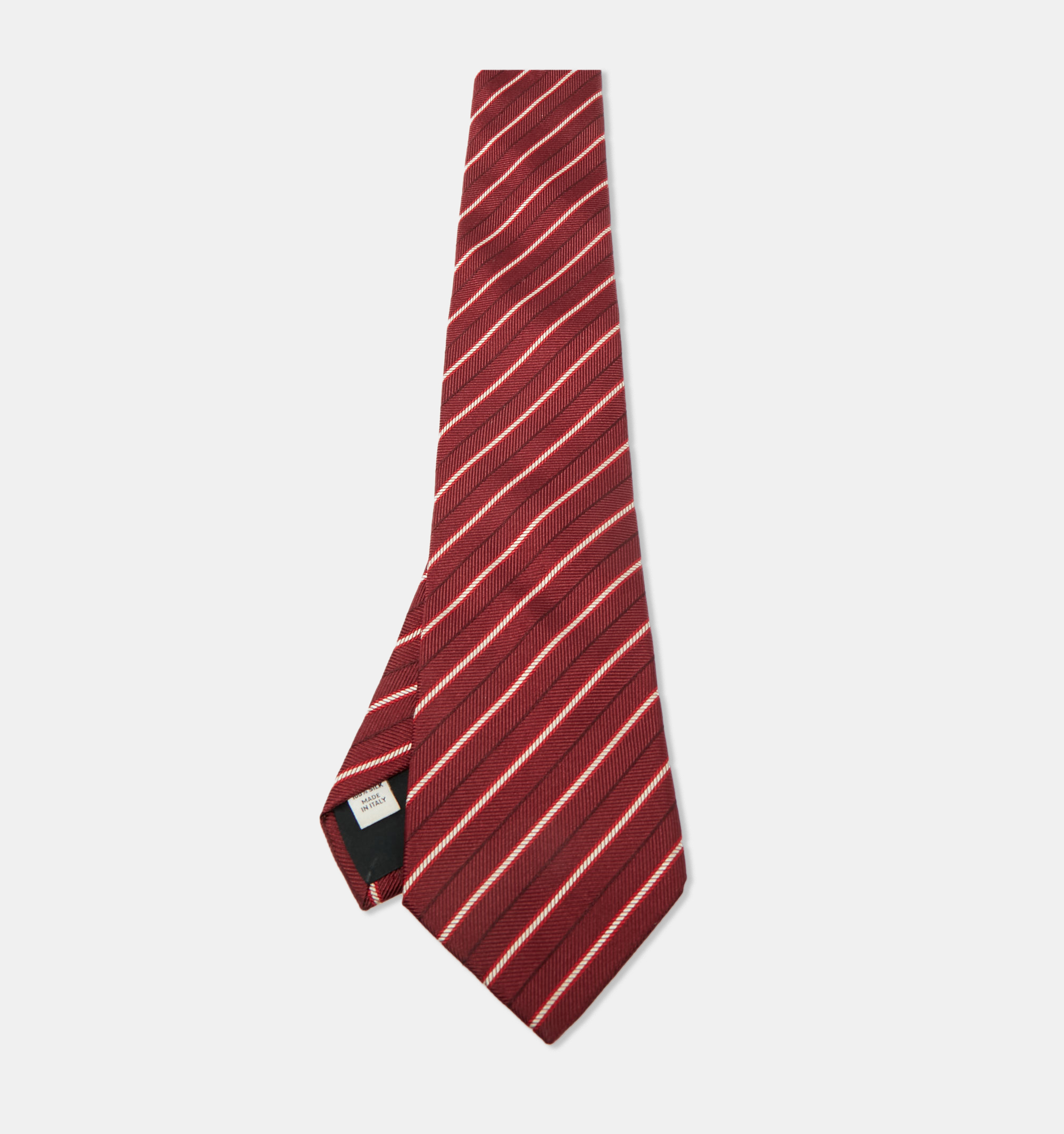 Valentino Red Diagonal striped Silk Tie
Valentino Red Diagonal striped Silk Tie