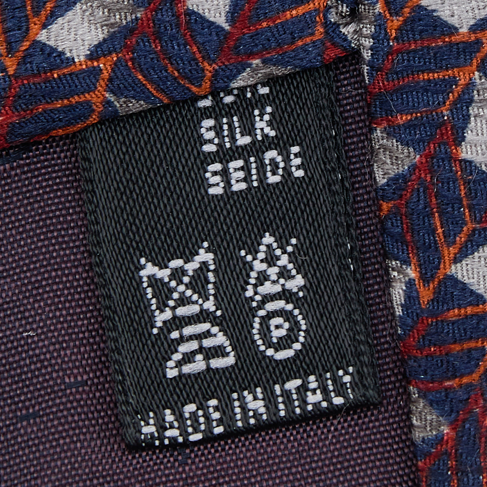 Valentino Cravatte Multicolor Printed Silk Tie