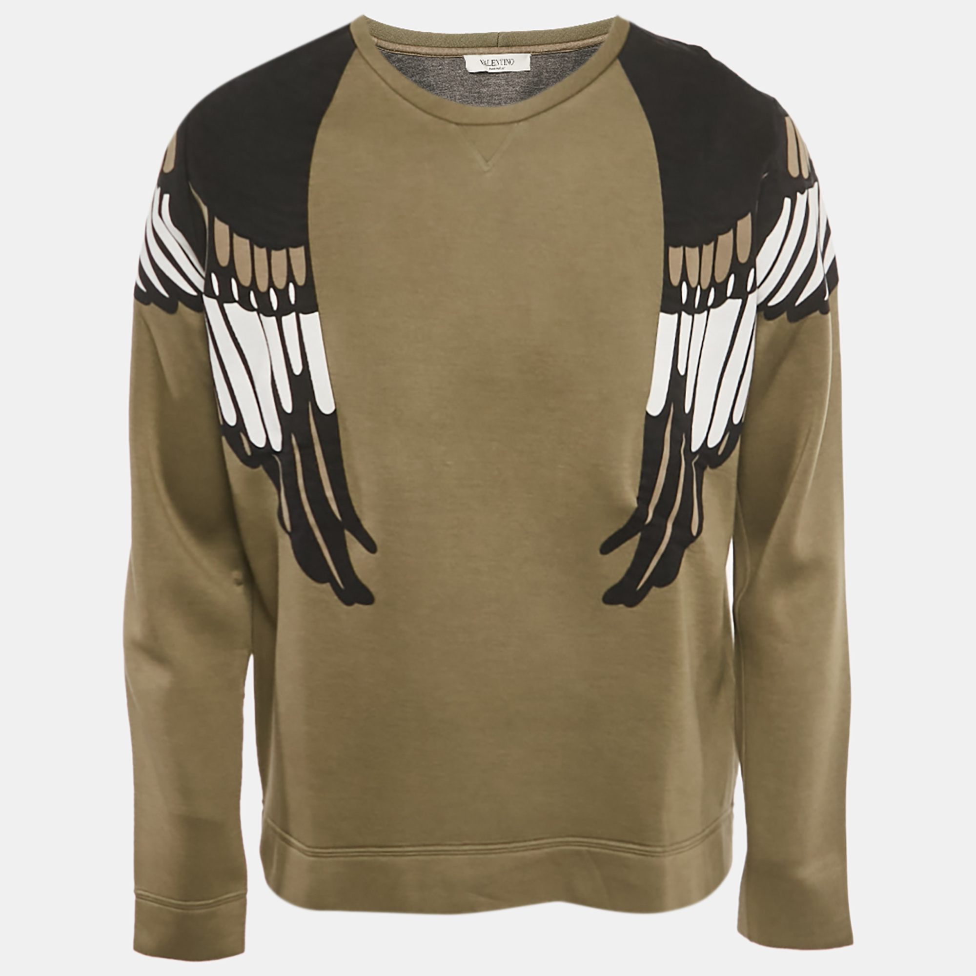 Valentino Green Eagle Applique Technical Jersey Sweatshirt L
Valentino Green Eagle Applique Technical Jersey Sweatshirt L
