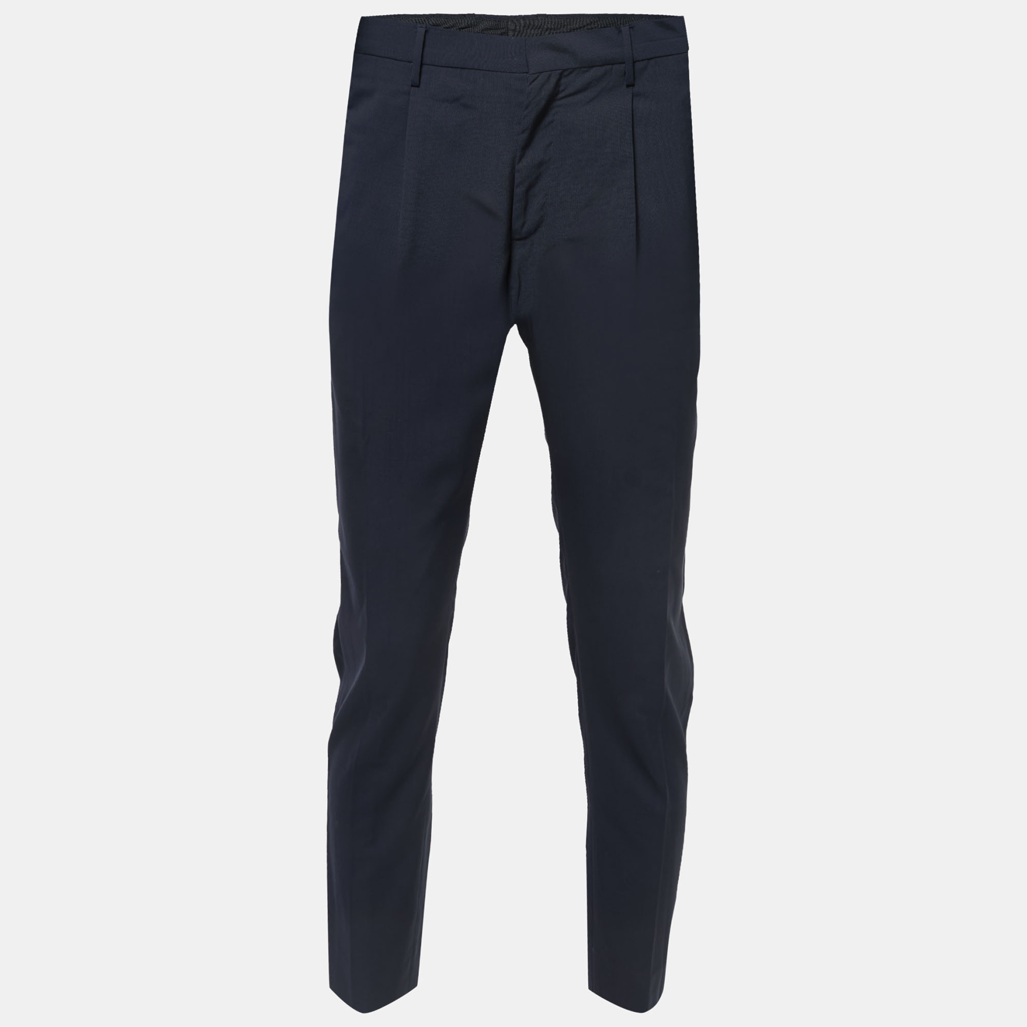 Valentino navy blue wool trousers s