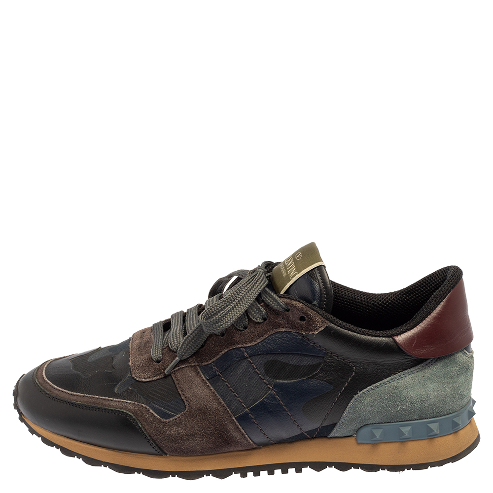 Valentino Multicolor Camouflage Leather And Suede Rockrunner Sneakers Size
Valentino Multicolor Camouflage Leather And Suede Rockrunner Sneakers Size