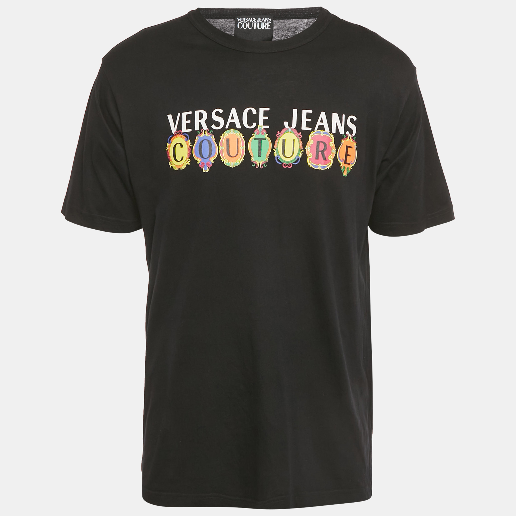 Versace Jeans Couture Black Logo Print Jersey T-Shirt XL
Versace Jeans Couture Black Logo Print Jersey T-Shirt XL