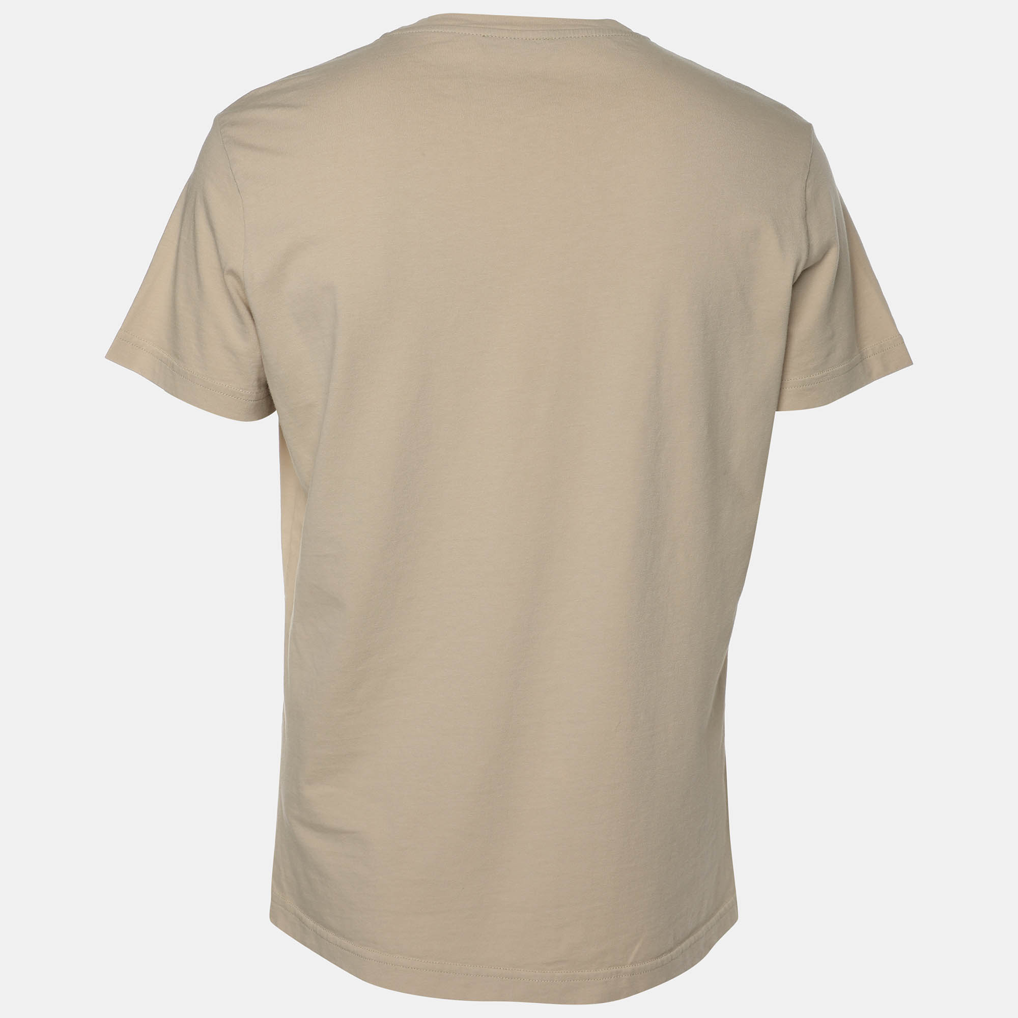 Versace Jeans Beige Cotton T-Shirt M