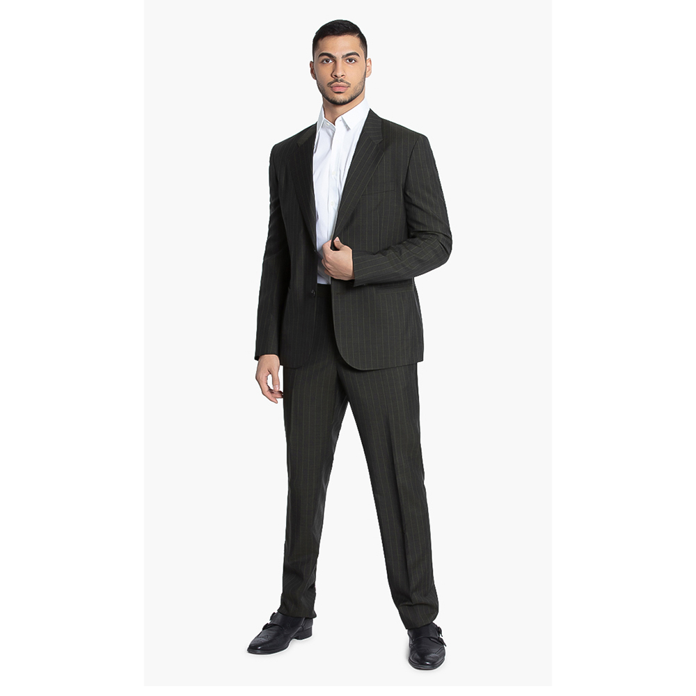 Versace Green Gianni Tailored Fit Suit S (IT 46)