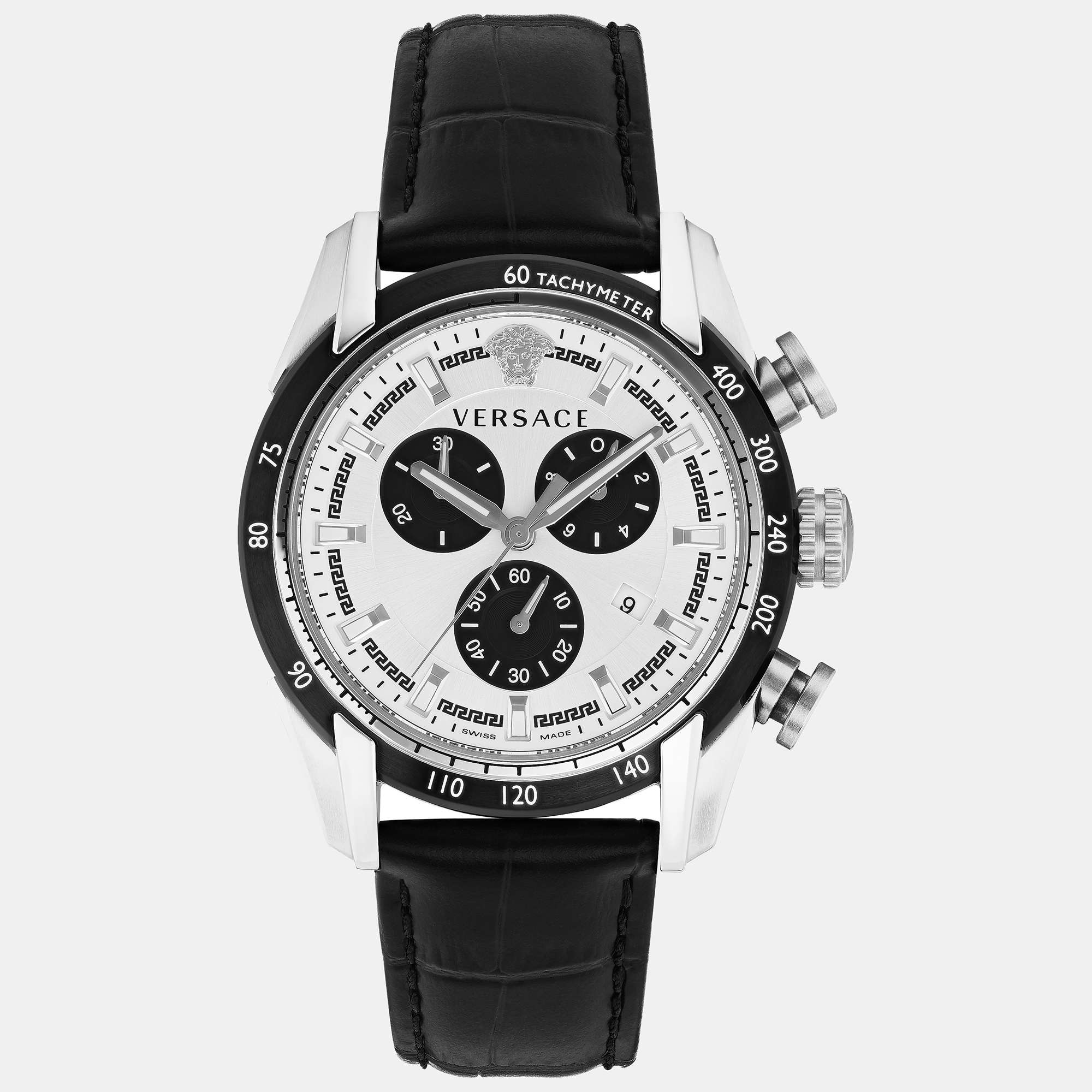 Versace men's v-ray 44mm quartz watch ve2i00821