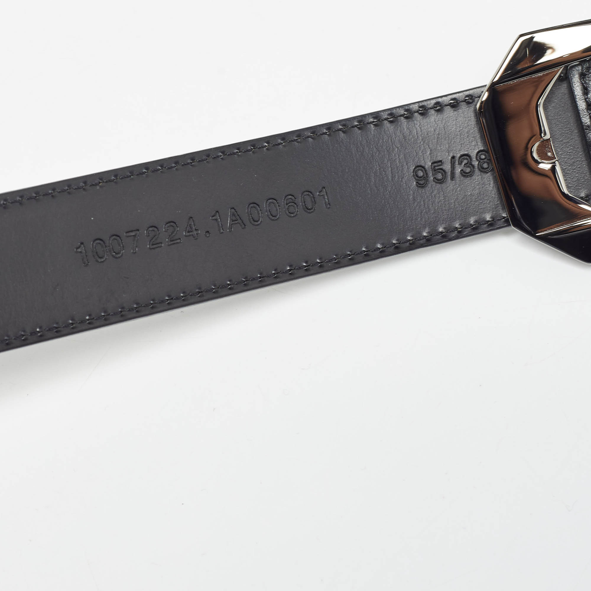 Versace Black Leather Buckle Belt 95 CM