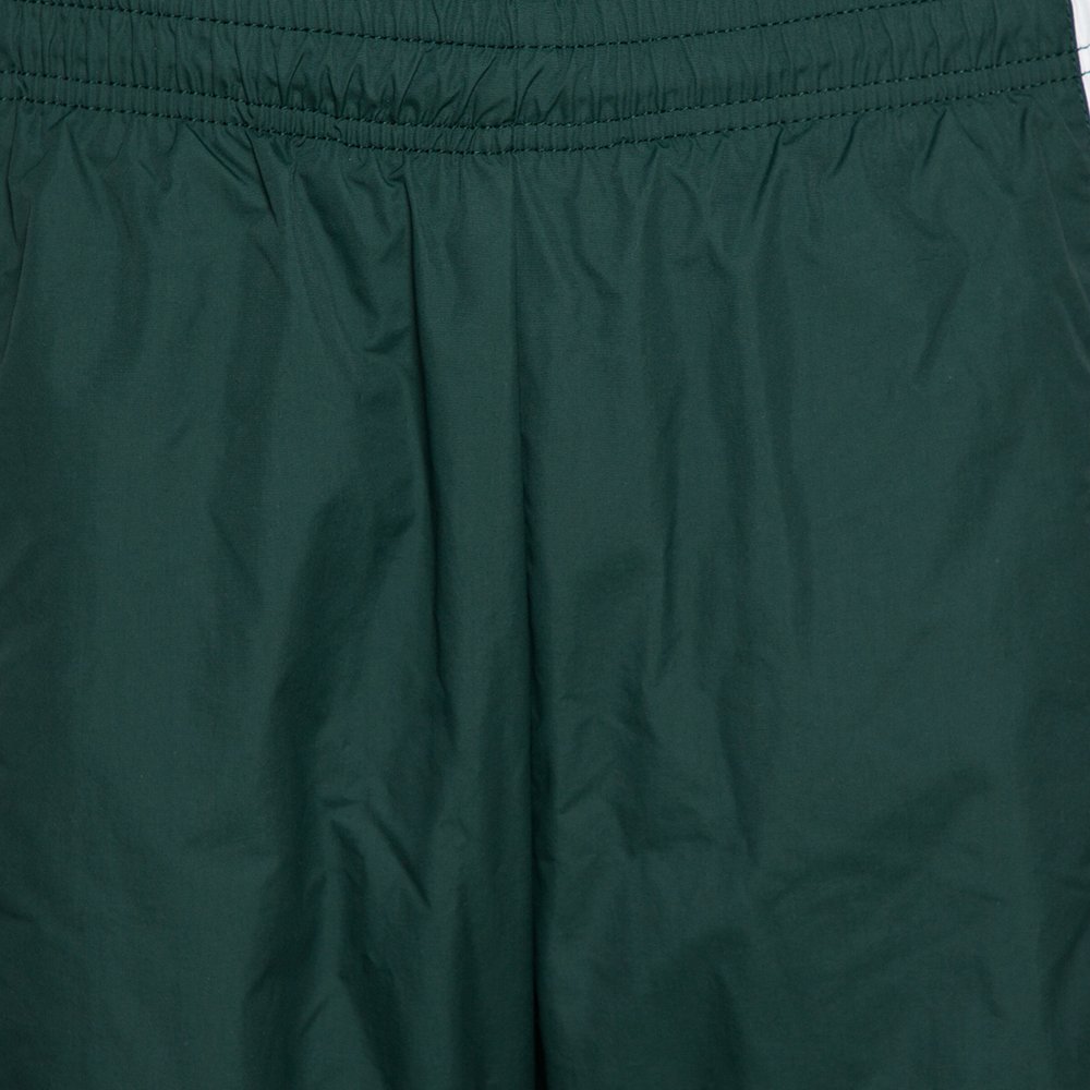 Vetements Green & Black Convertible Zip Off Track Pants XS