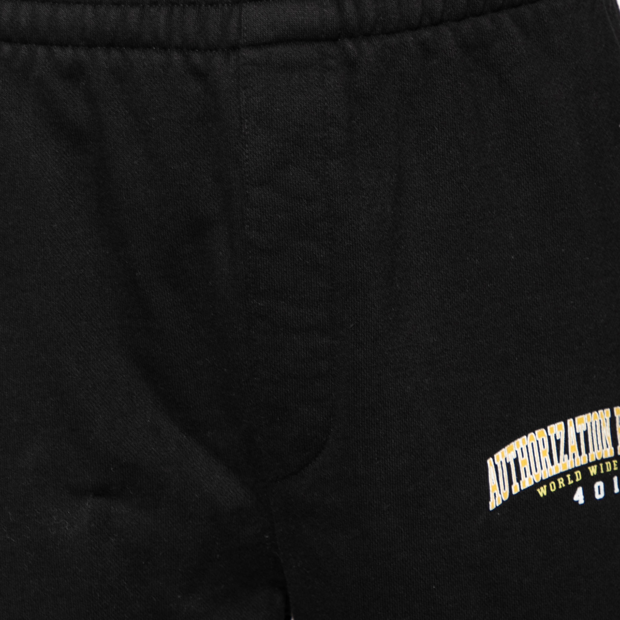 Vetements Black Cotton Printed Shorts M