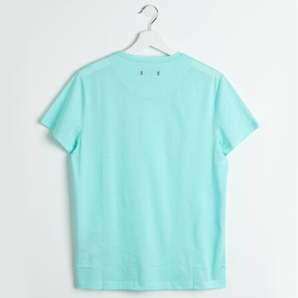Vilebrequin Blue Tender V-neck Lagon Jersey T-shirt XXXL (Available for UAE Customers Only)