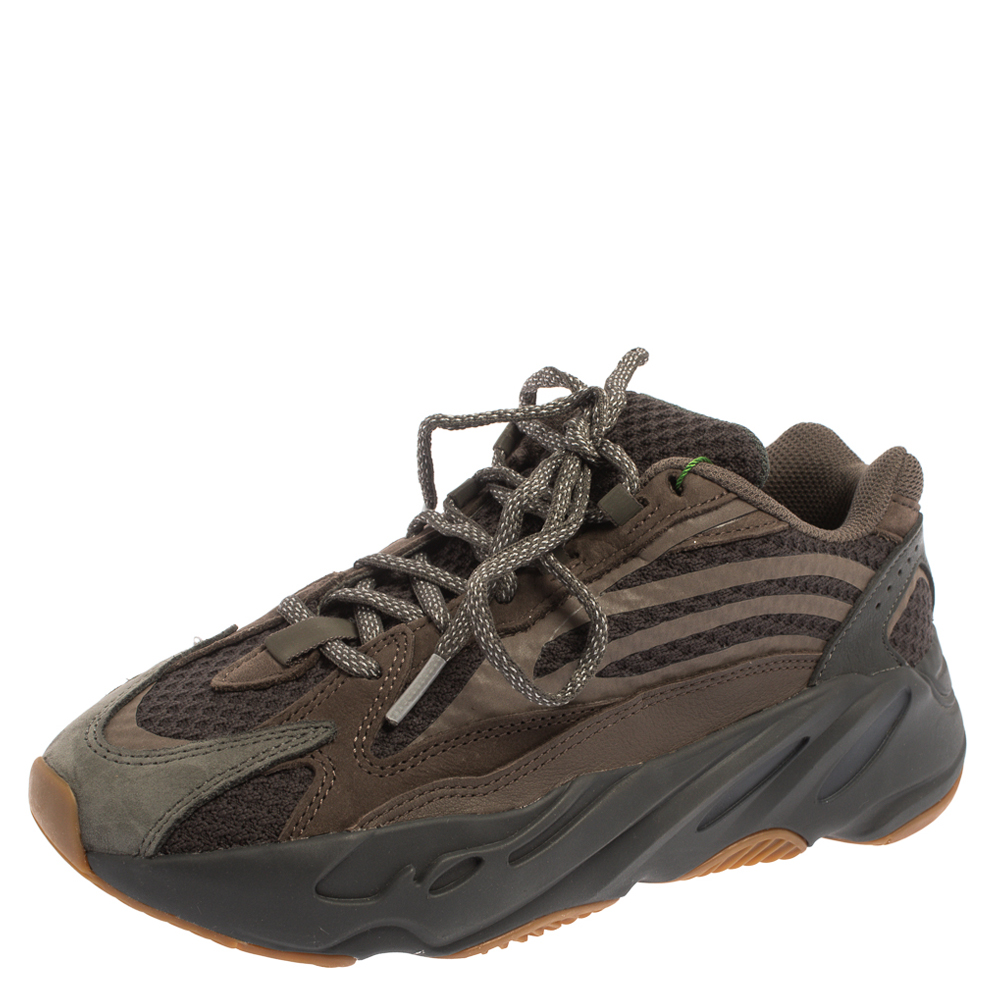 Image of Yeezy x Adidas Grey Boost  V Geode Sneakers Size