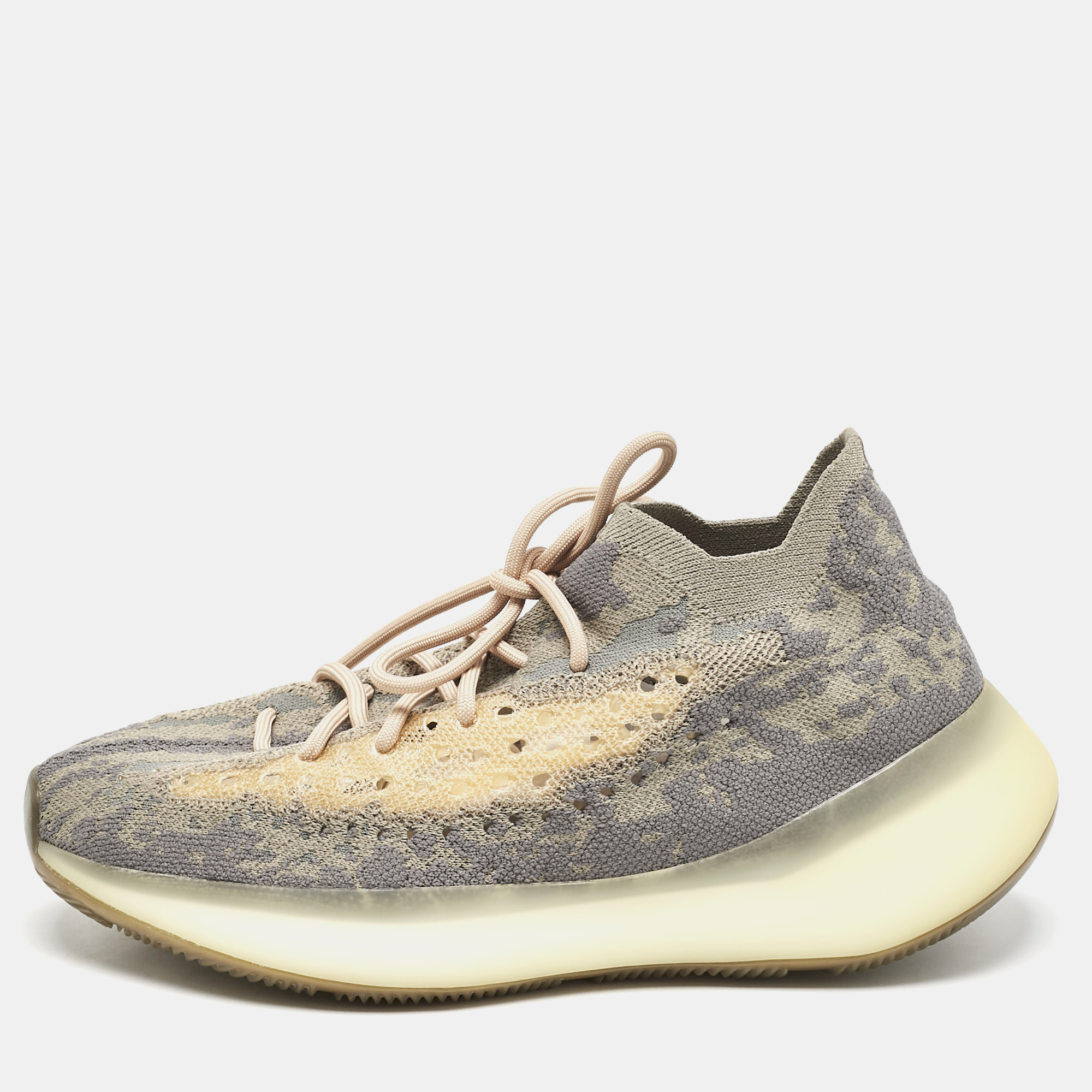 Yeezy x Adidas Grey Knit Fabric Boost 380 Mist Reflective Sneakers Size 43 1/3
Yeezy x Adidas Grey Knit Fabric Boost 380 Mist Reflective Sneakers Size 43 1/3